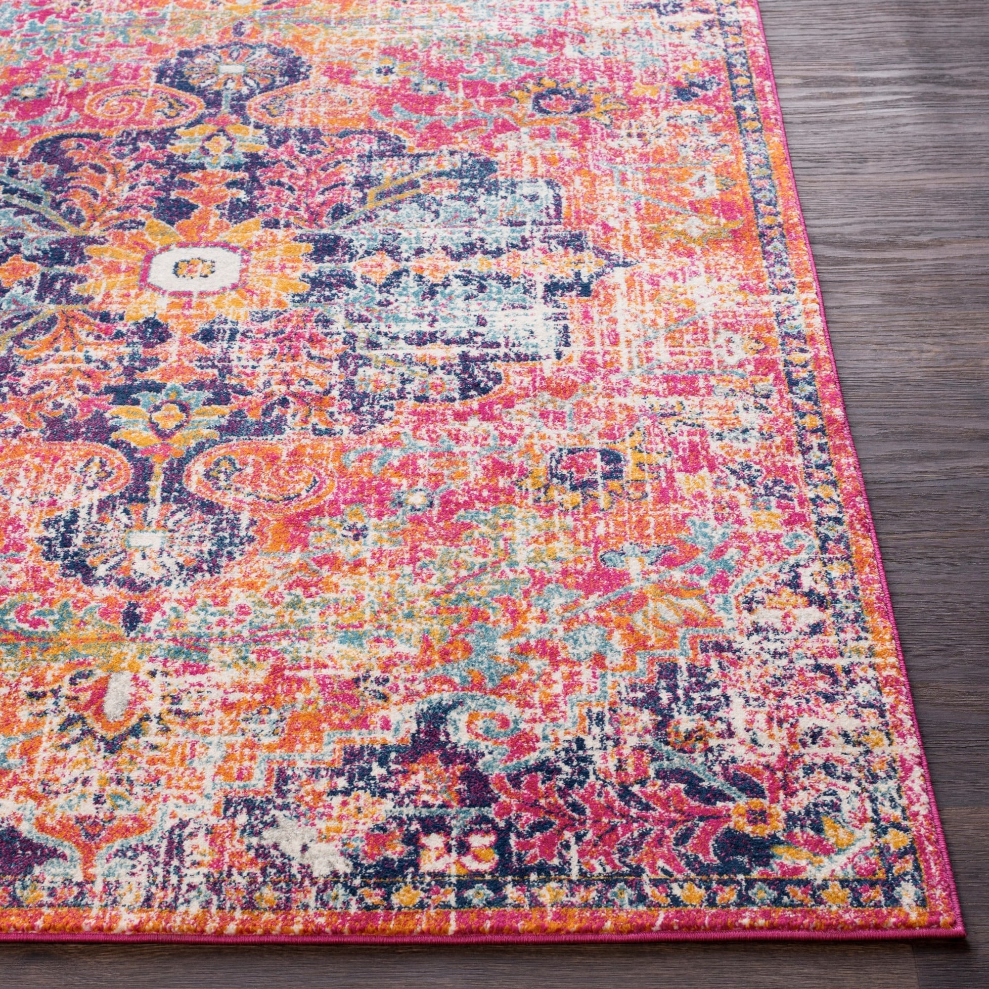 Tapis de sol vintage bohème Caressa de Livabliss