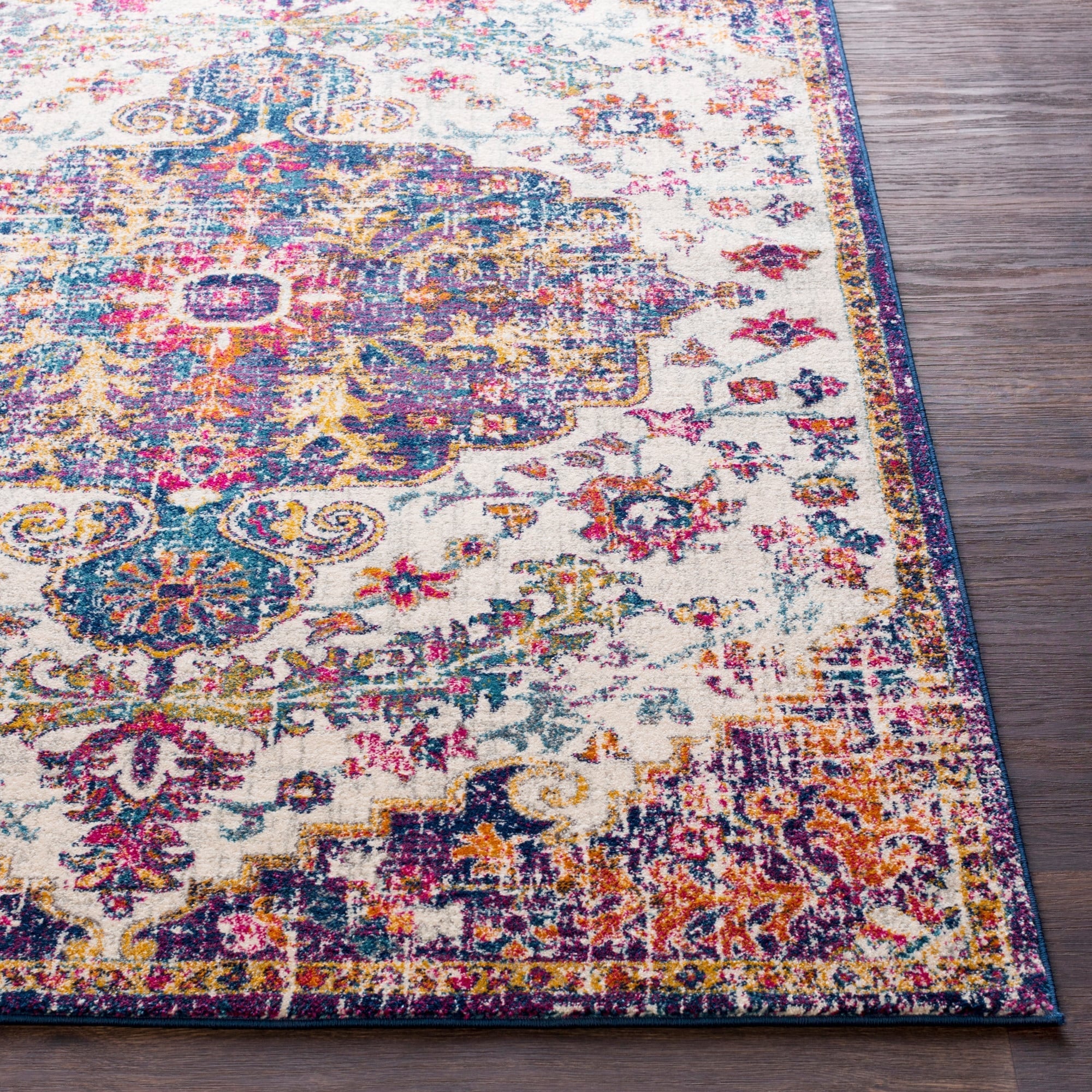 Tapis de sol vintage bohème Caressa de Livabliss