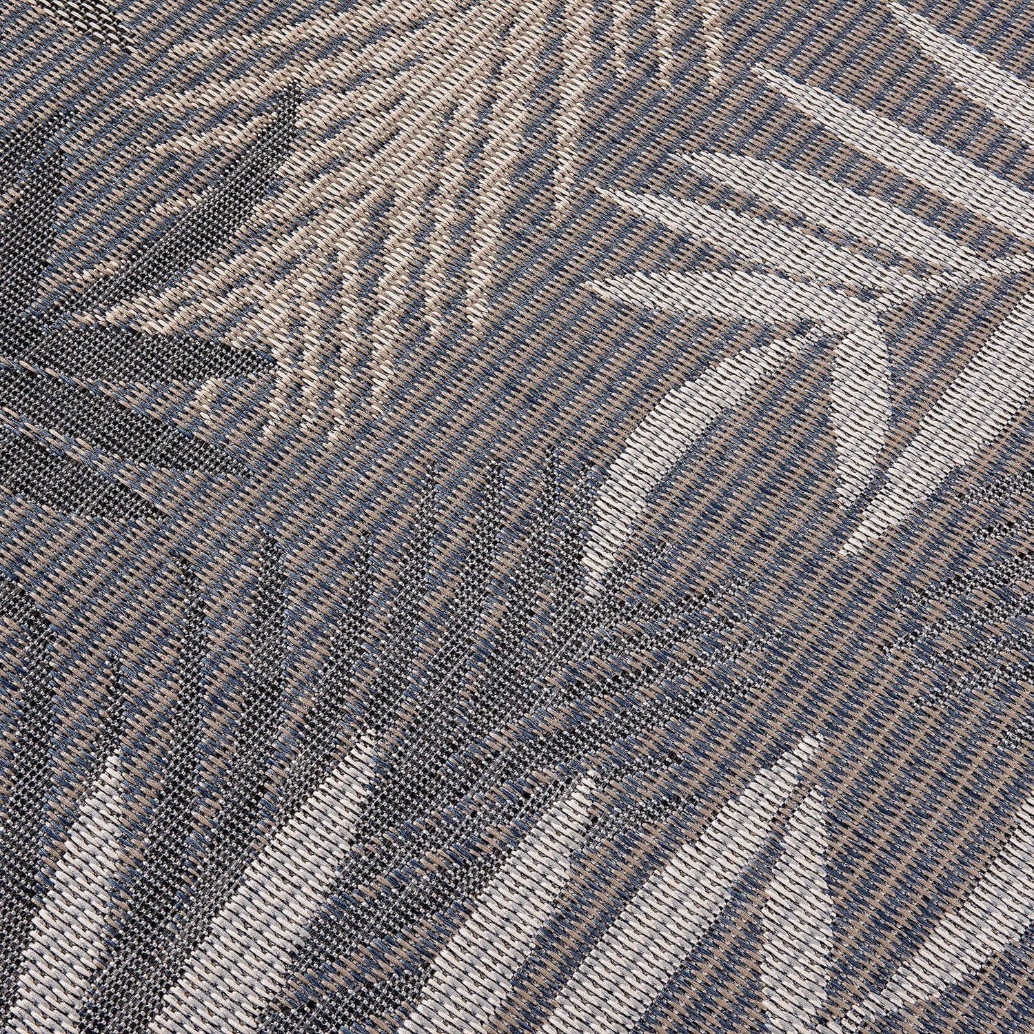 Tapis d'intérieur/extérieur à motif de feuilles de palmier des Bahamas