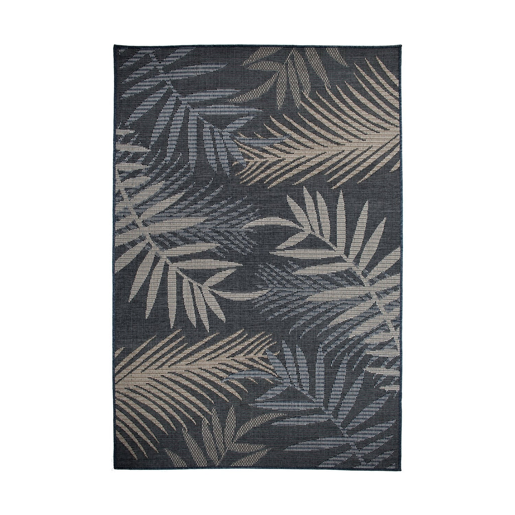 Tapis d'intérieur/extérieur à motif de feuilles de palmier des Bahamas