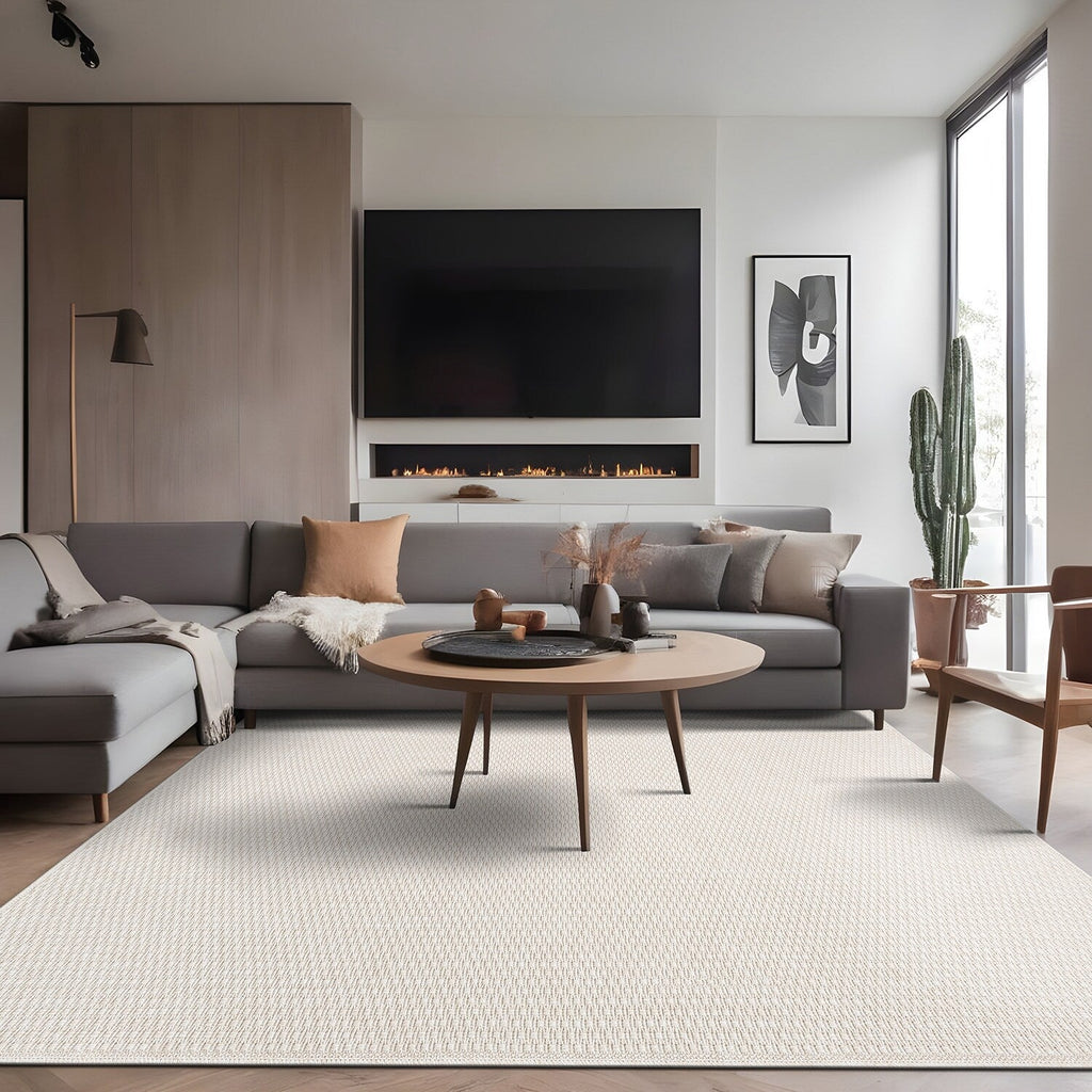 Tapis en jute Beverly Rug facile à nettoyer et ne perdant pas ses poils