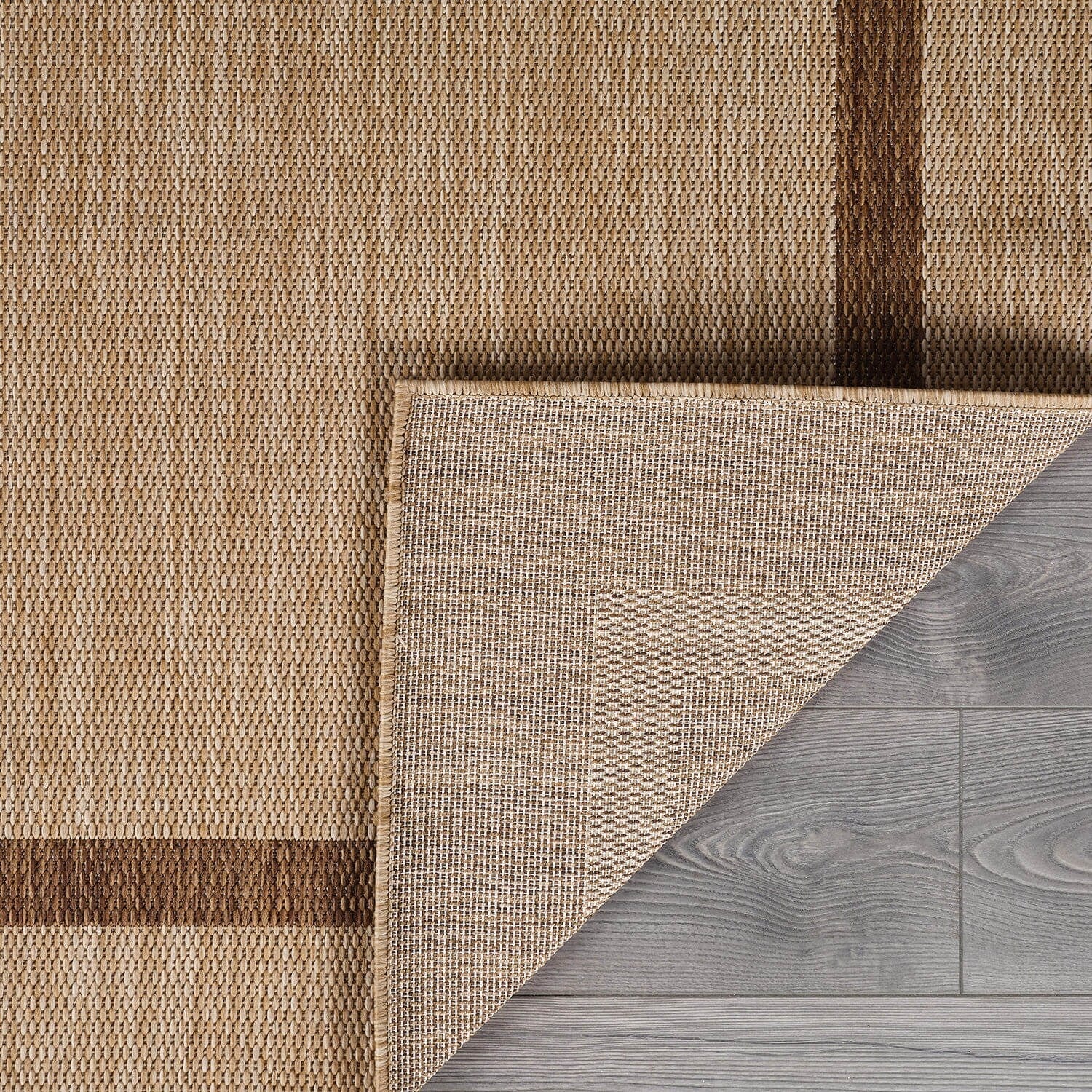 Tapis Beverly Rug moderne à bordures pour intérieur et extérieur, tapis d'extérieur pour patio, terrasse, porche