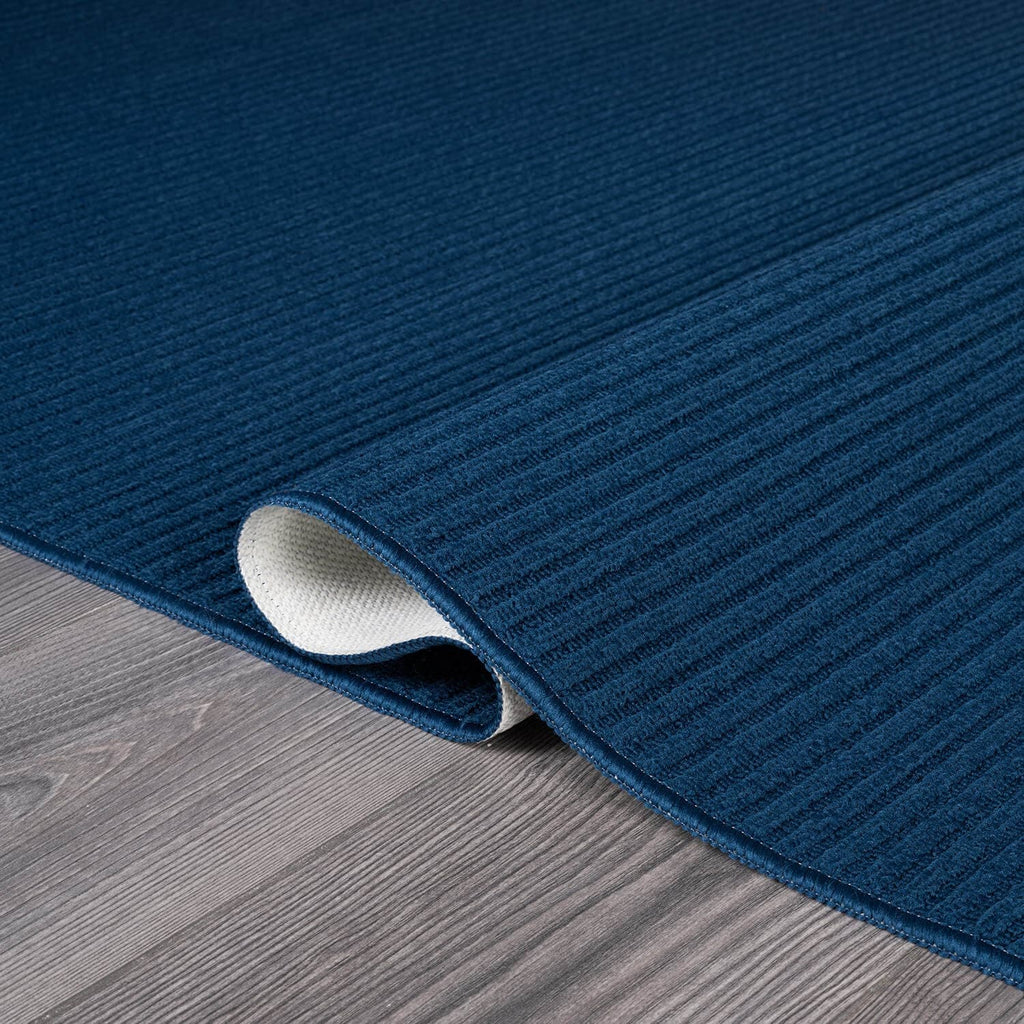 Tapis d'intérieur Beverly Rug uni, antidérapant, dos en caoutchouc, lavable