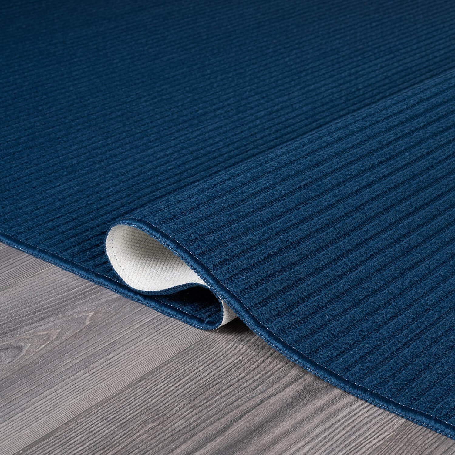 Tapis d'intérieur Beverly Rug uni, antidérapant, dos en caoutchouc, lavable