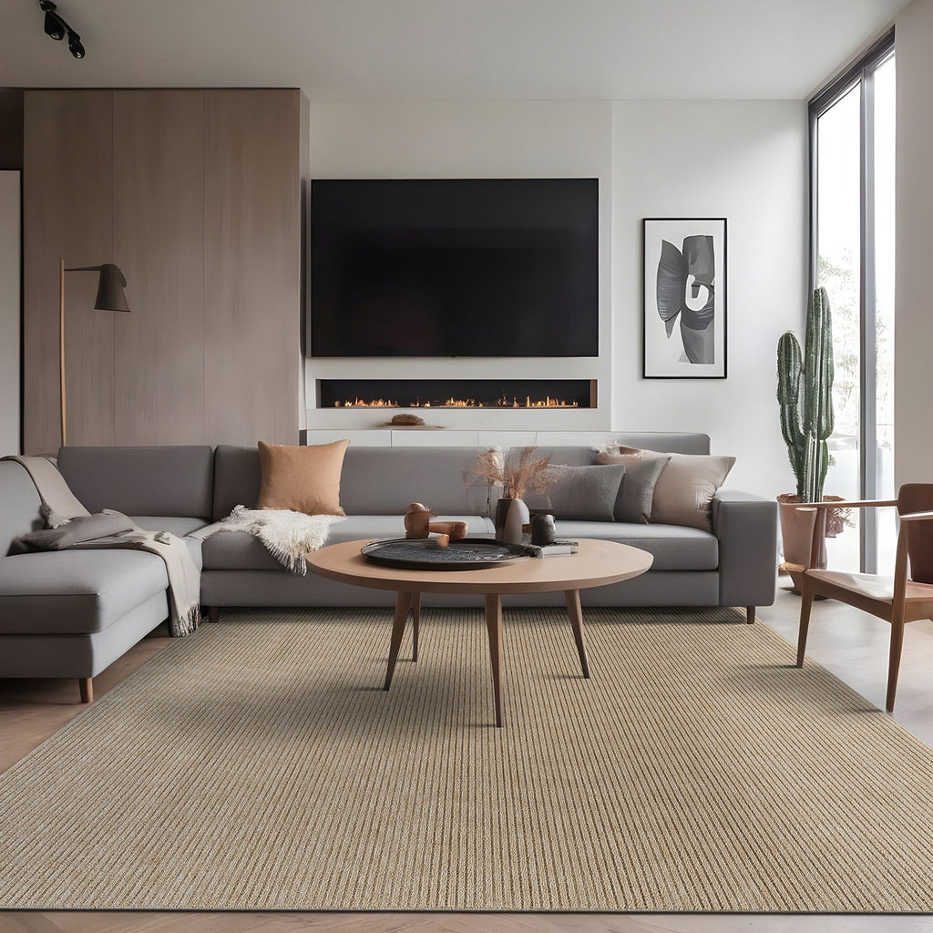 Tapis d'intérieur Beverly Rug uni, antidérapant, dos en caoutchouc, lavable