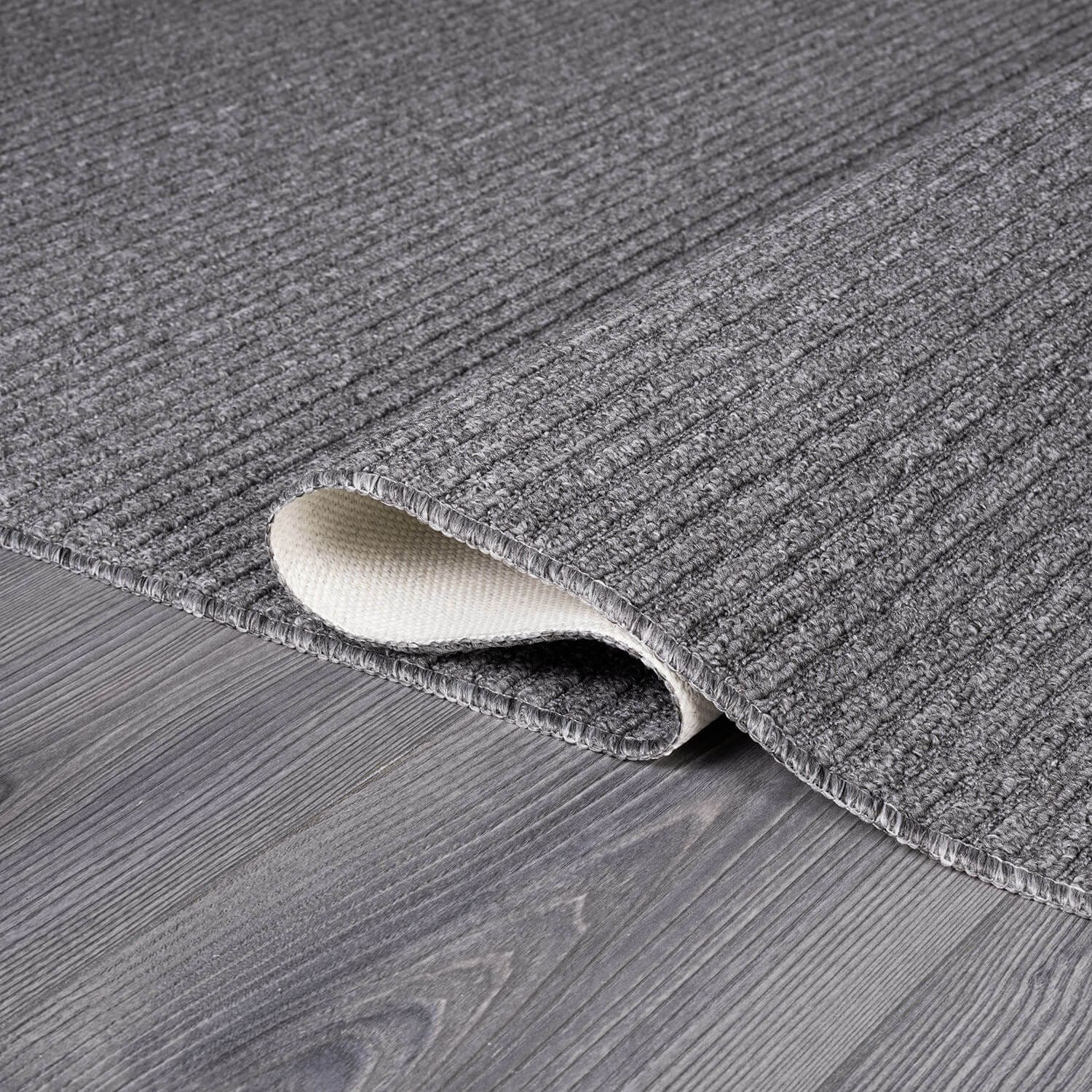 Tapis d'intérieur Beverly Rug uni, antidérapant, dos en caoutchouc, lavable