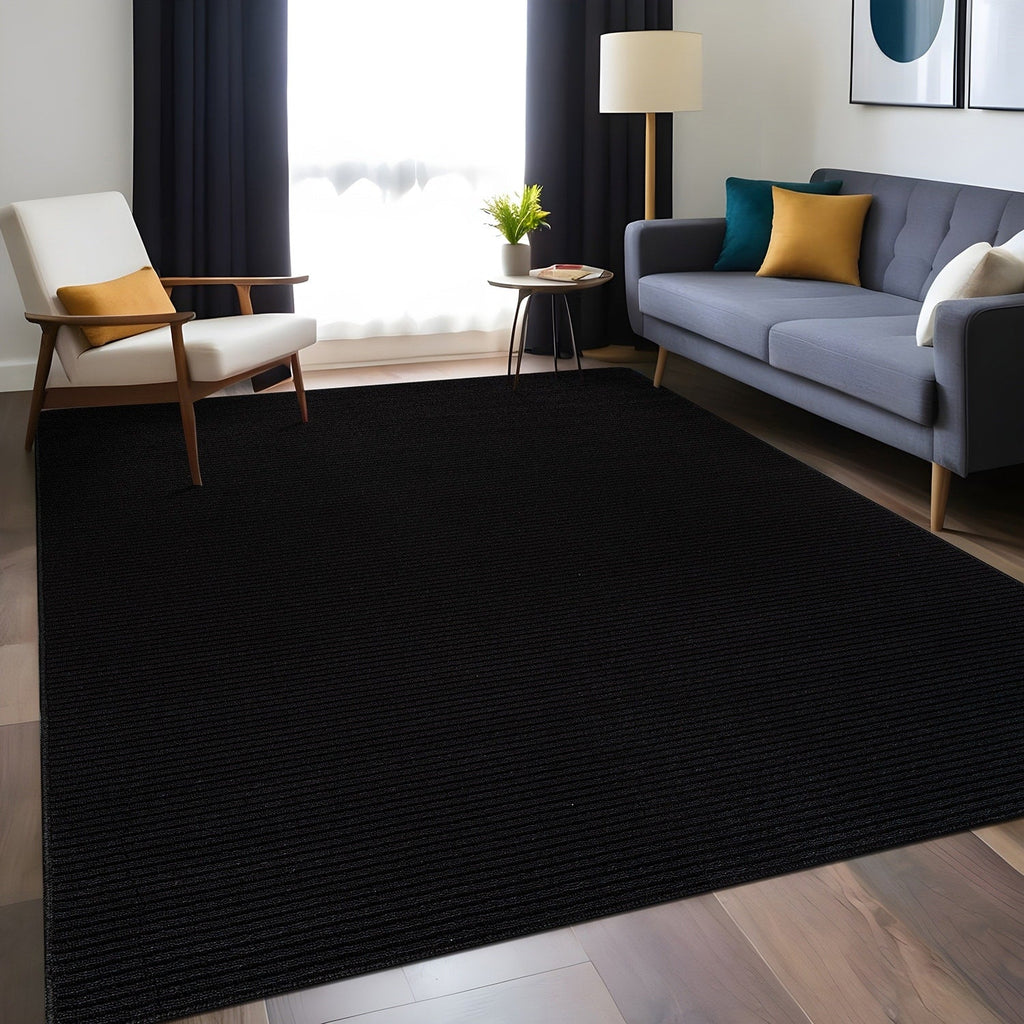 Tapis d'intérieur Beverly Rug uni, antidérapant, dos en caoutchouc, lavable