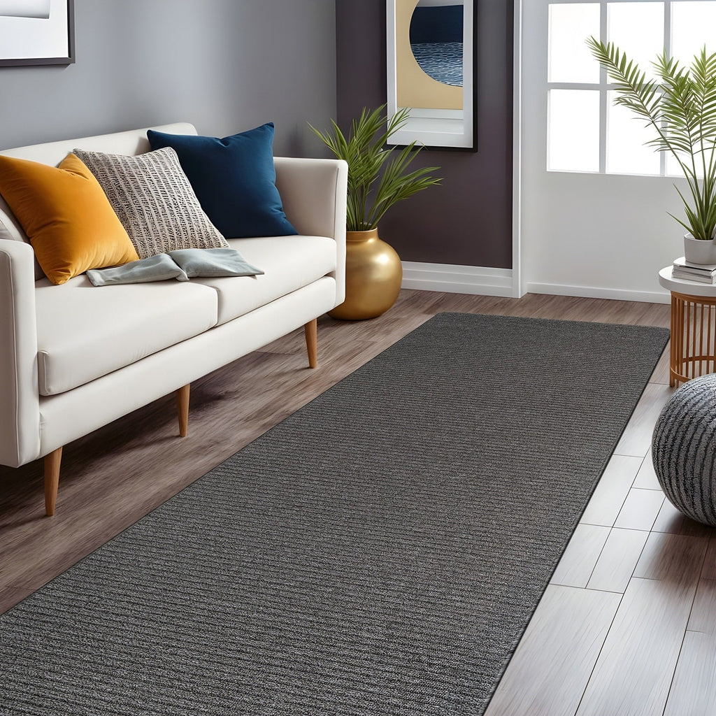 Tapis d'intérieur Beverly Rug uni, antidérapant, dos en caoutchouc, lavable