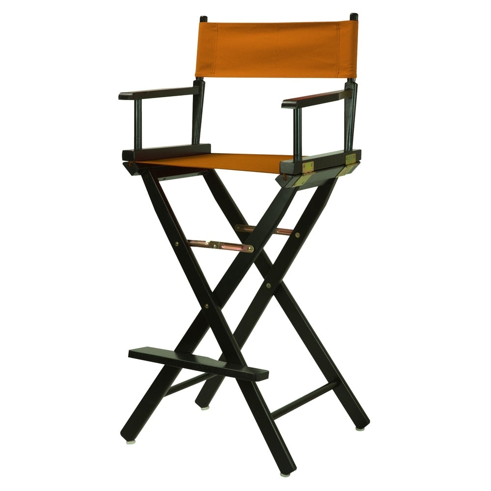 Black Frame 30-inch Director's Chair