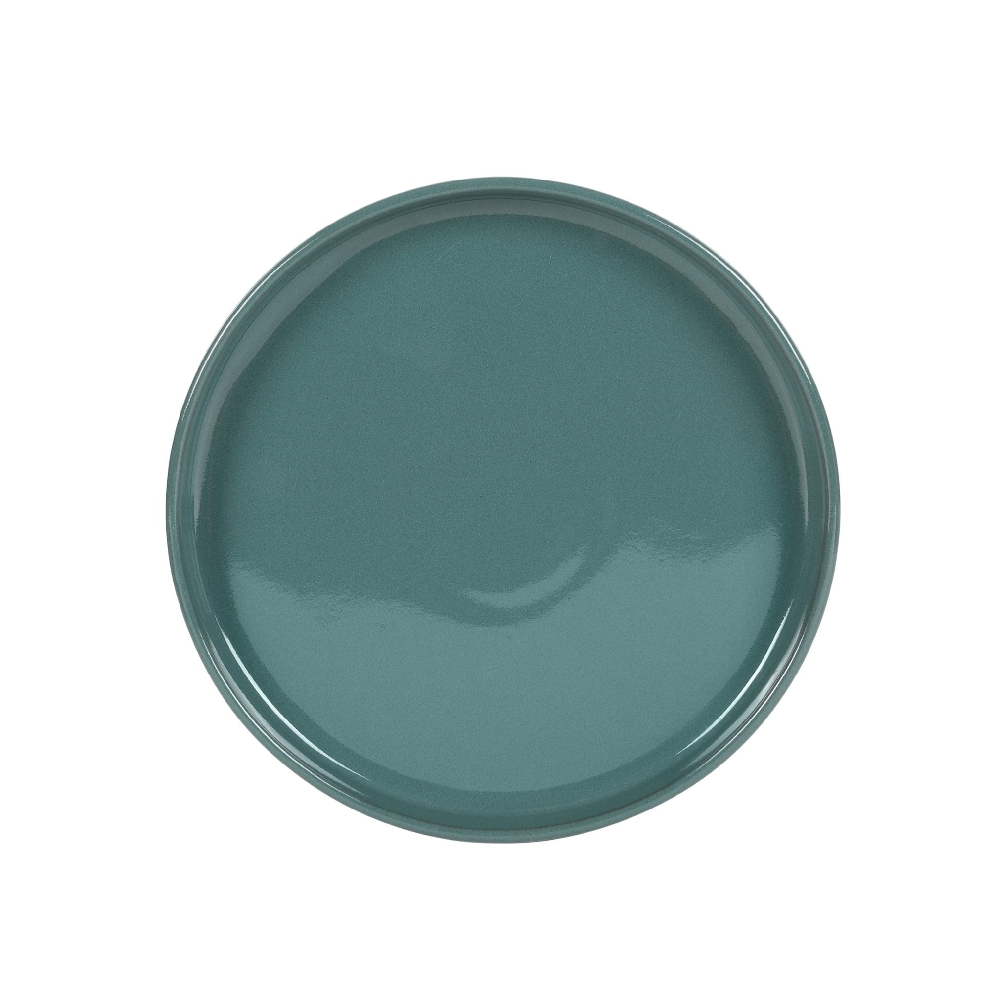 Bloomhouse Santorini Mist 16 Piece Double Bowl Terracotta Reactive Glaze Plates and Bowls Dinnerware Set