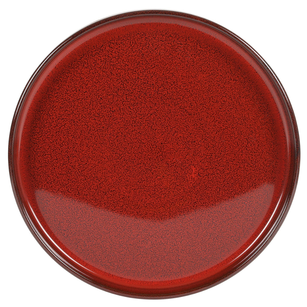 Bloomhouse Santorini Mist 16 Piece Double Bowl Terracotta Reactive Glaze Plates and Bowls Dinnerware Set