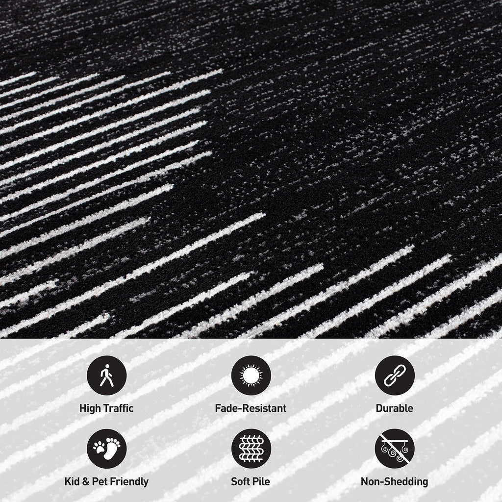 Tapis à rayures bohèmes