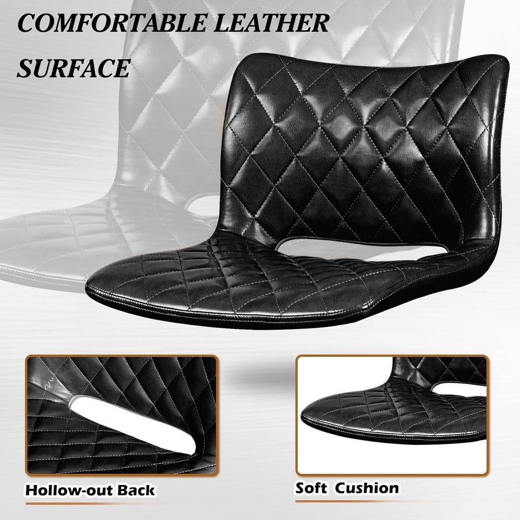 Bossin Adjustable Swivel Bar Stools with Backs – Counter Height