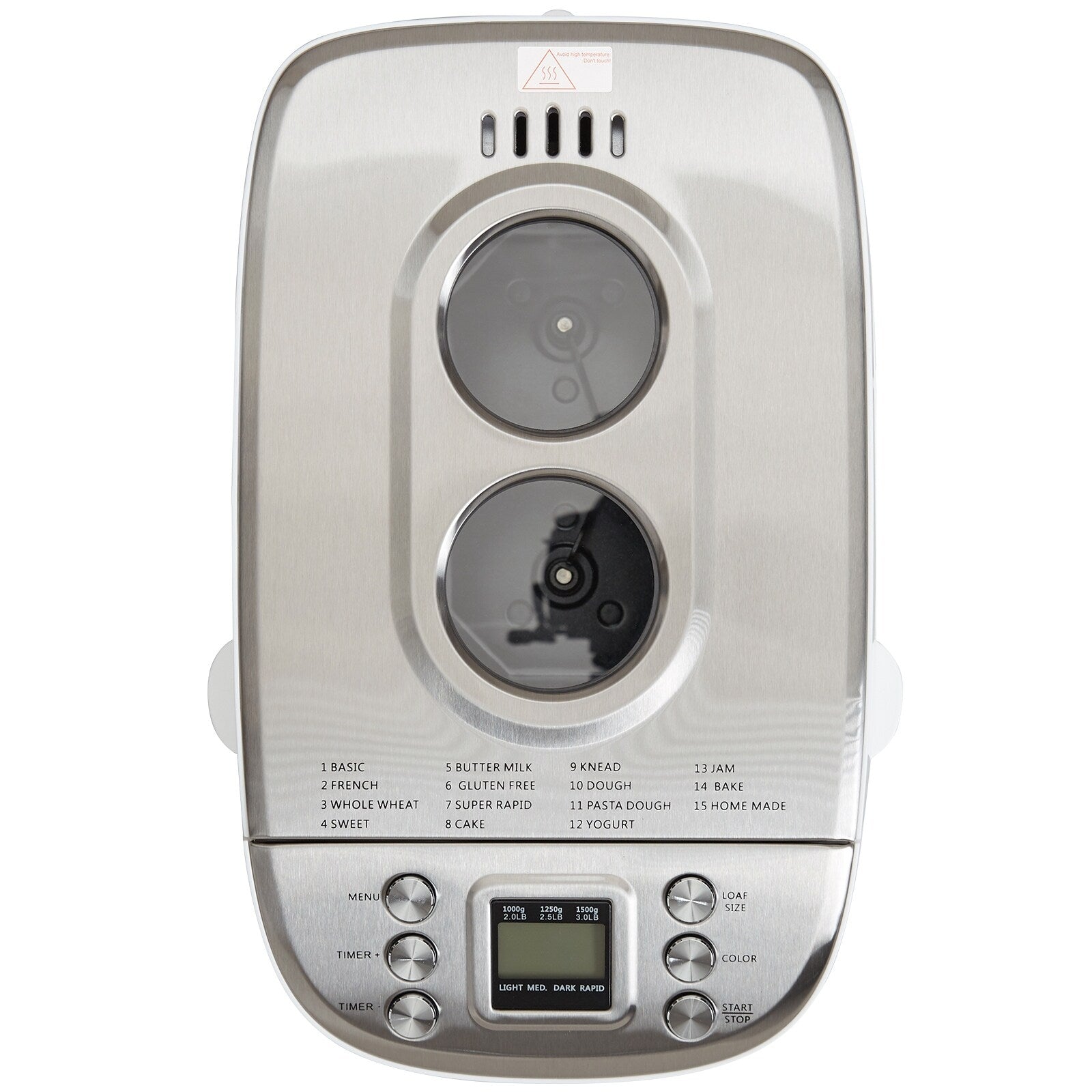 Bread Maker with Gluten Free Setting, Whole Wheat Bread Making, Digital, Programmable