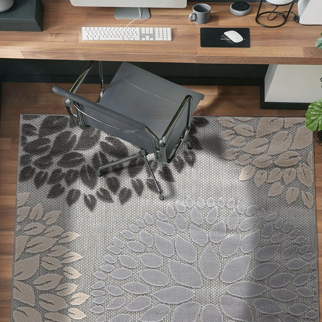 Tapis d'intérieur/extérieur Brescia à motifs floraux modernes