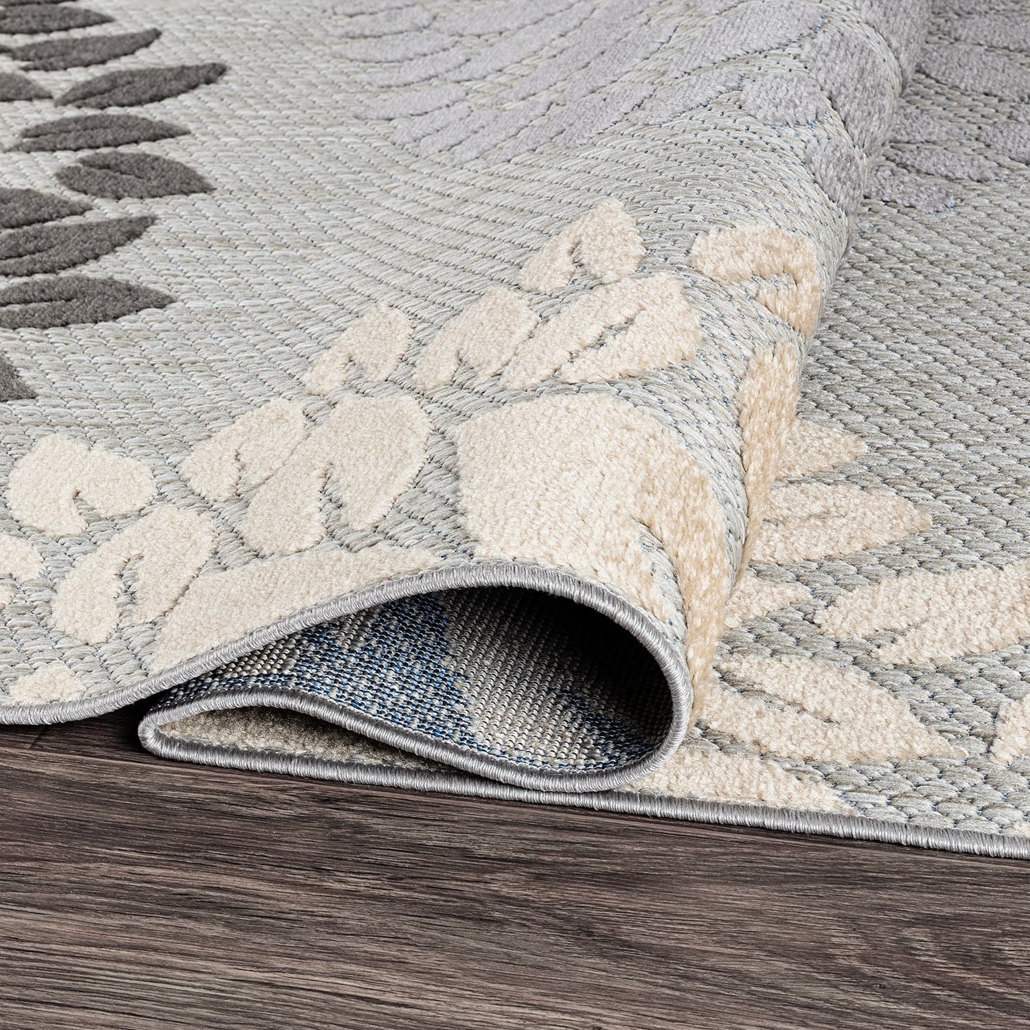 Tapis d'intérieur/extérieur Brescia à motifs floraux modernes