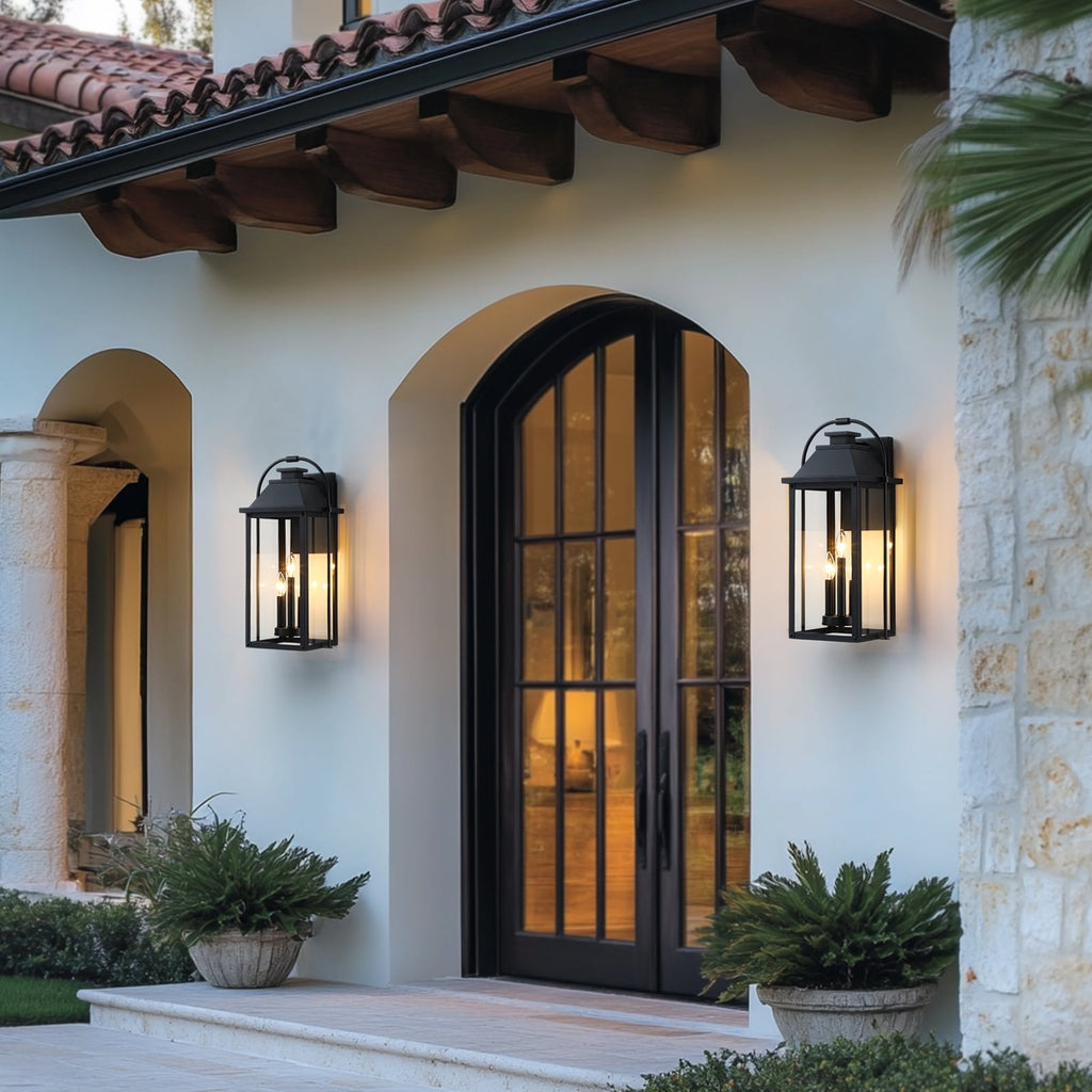 Applique murale d'extérieur Brits Black