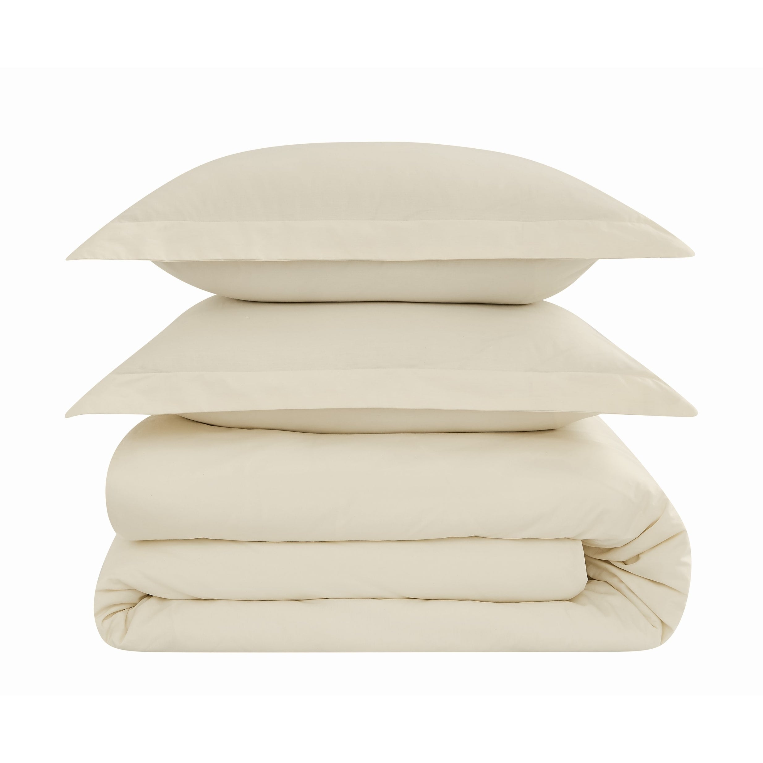 Brooklyn Loom Tight-Weave Cotton Percale Duvet Set