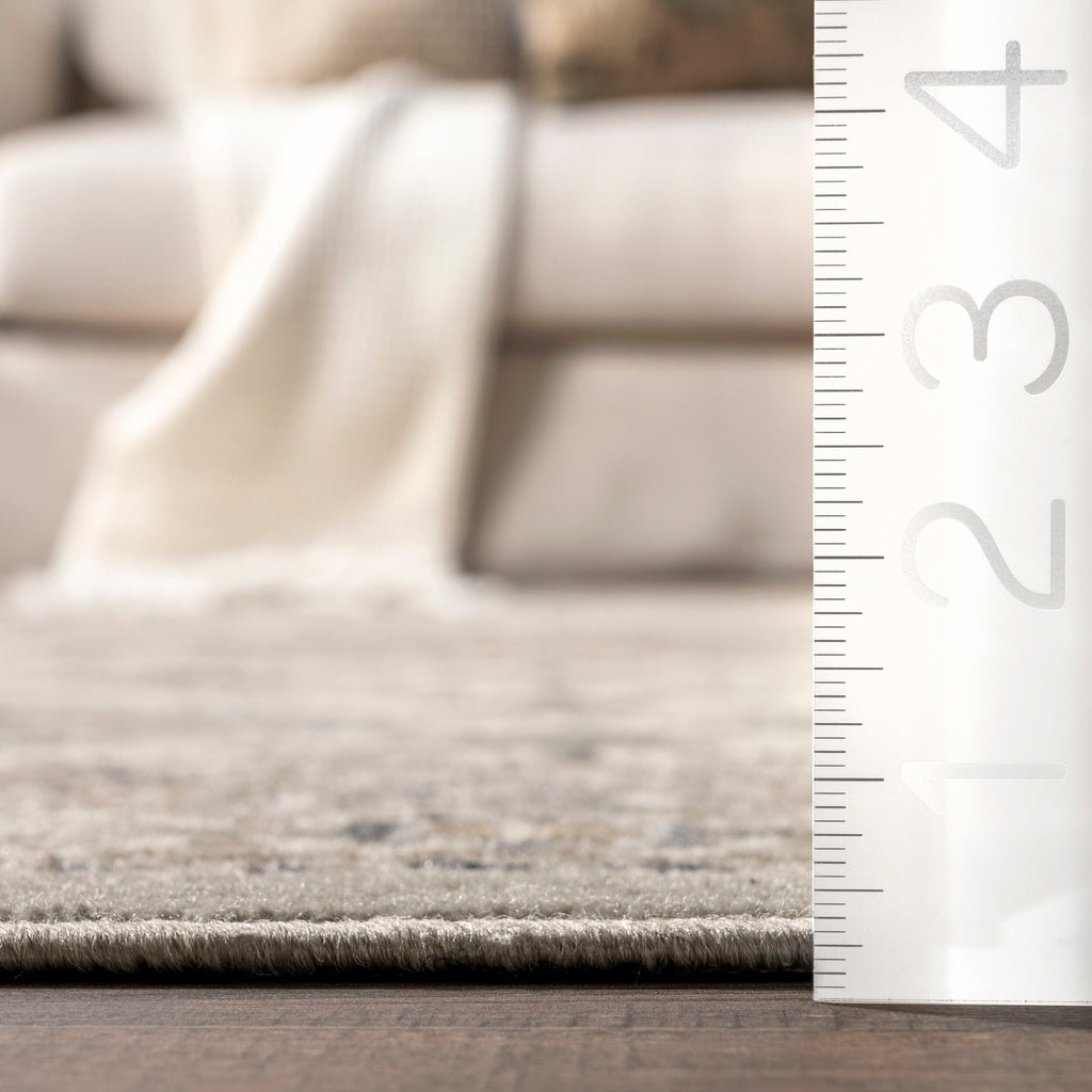 Tapis de sol carrelé traditionnel Nuloom Becca