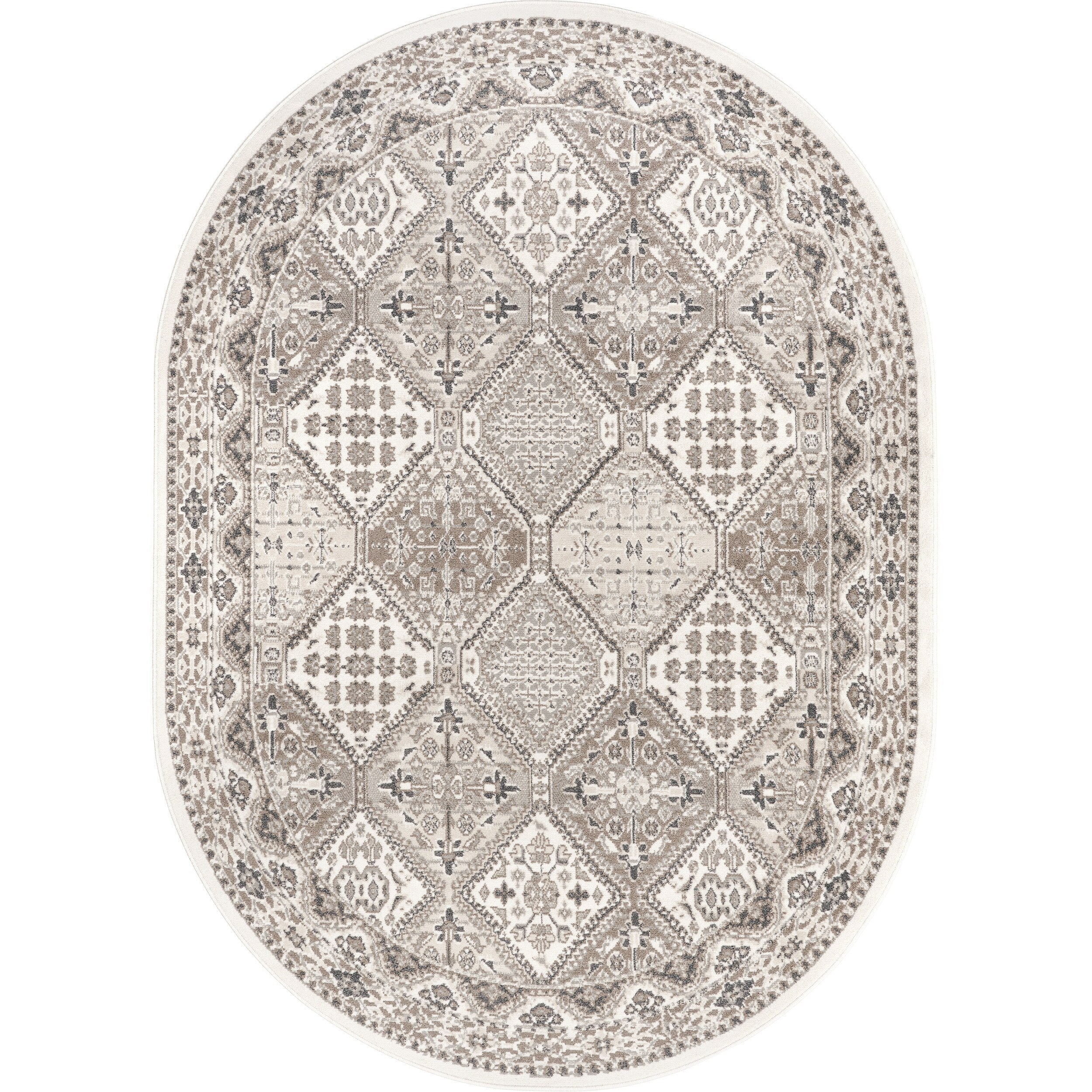 Tapis de sol carrelé traditionnel Nuloom Becca