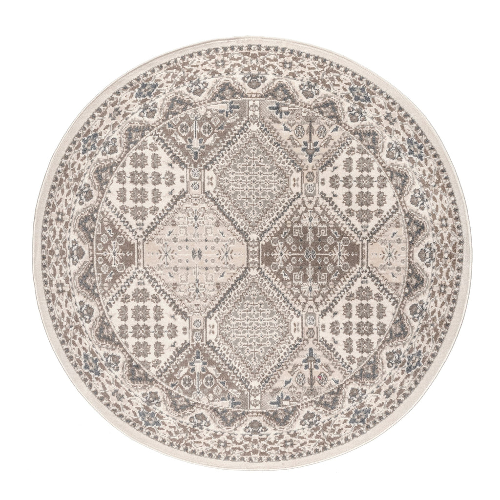 Tapis de sol carrelé traditionnel Nuloom Becca