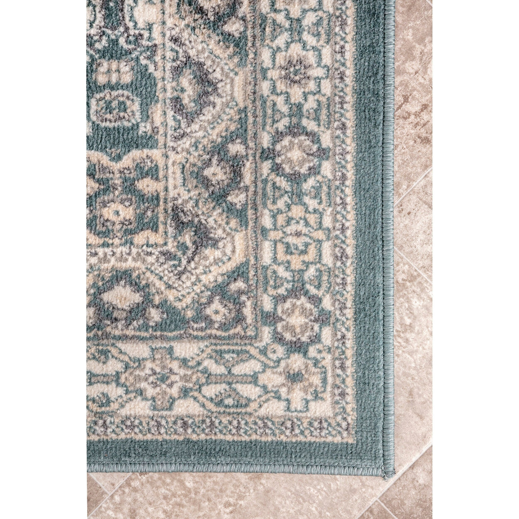 Tapis de sol carrelé traditionnel Nuloom Becca