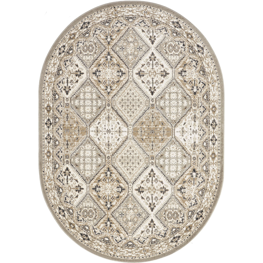 Tapis de sol carrelé traditionnel Nuloom Becca