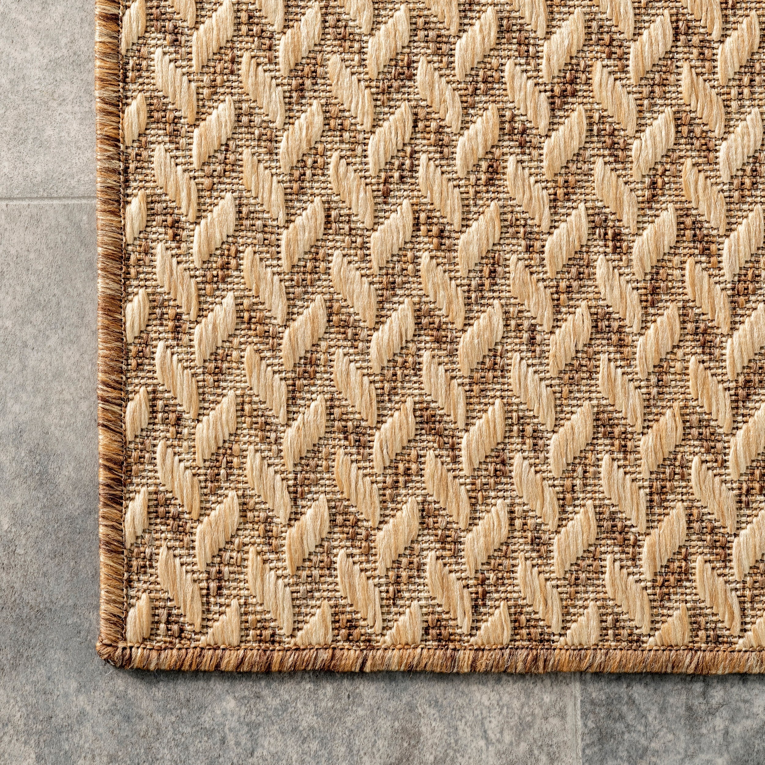 Nuloom Camryn Herringbone Indoor/Outdoor Area Rug