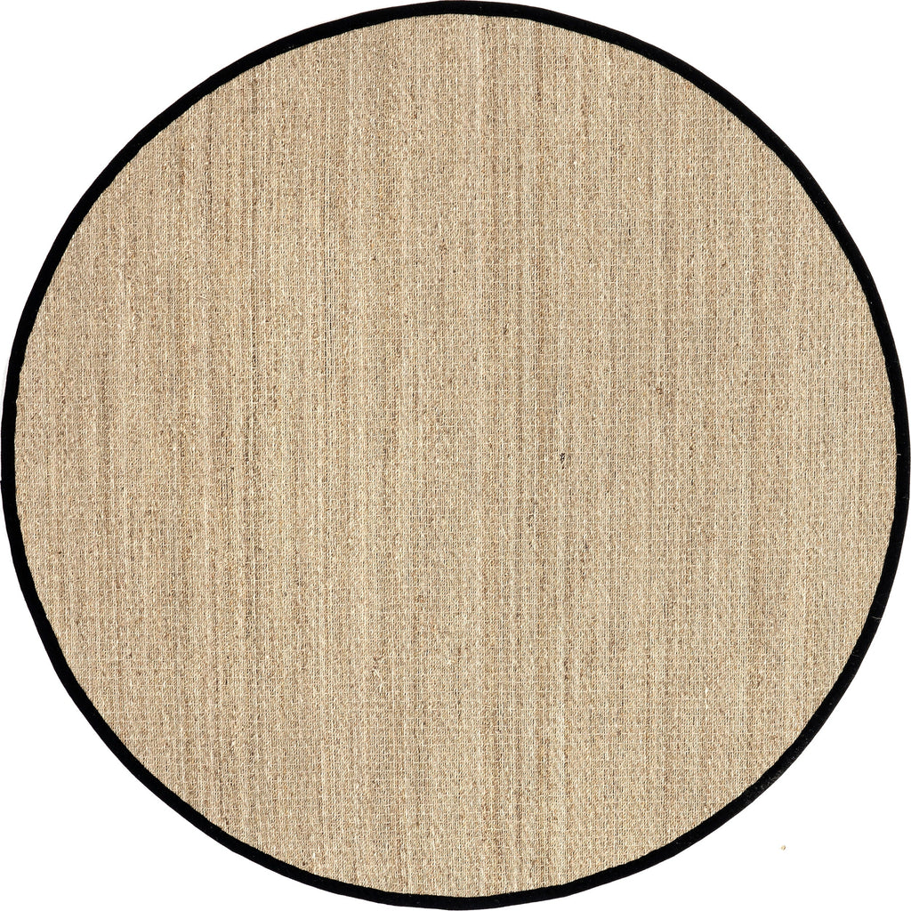 Tapis Nuloom Kiana Casual à bordure en jonc de mer