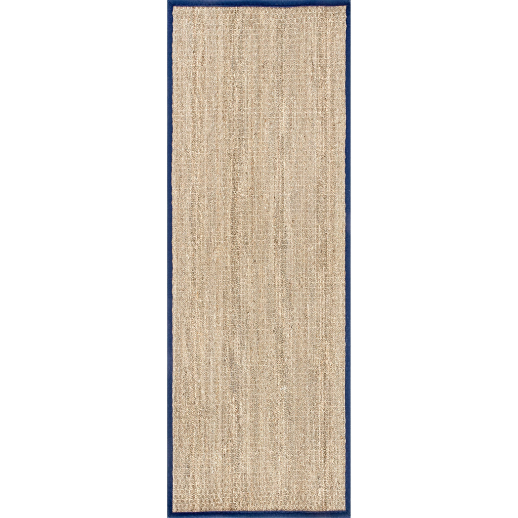 Tapis Nuloom Kiana Casual à bordure en jonc de mer