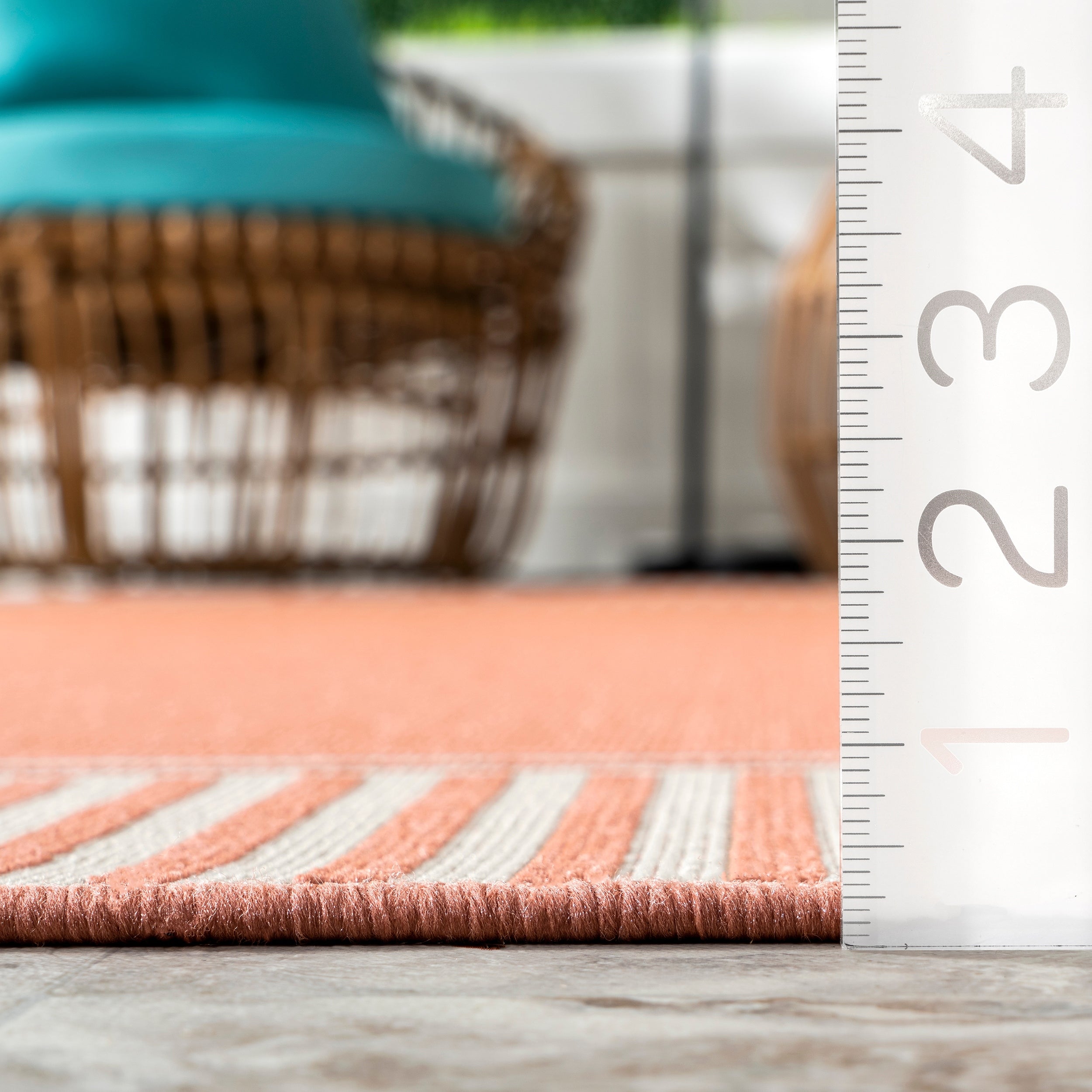 Nuloom Leah Classic Bordered Indoor/Outdoor Area Rug