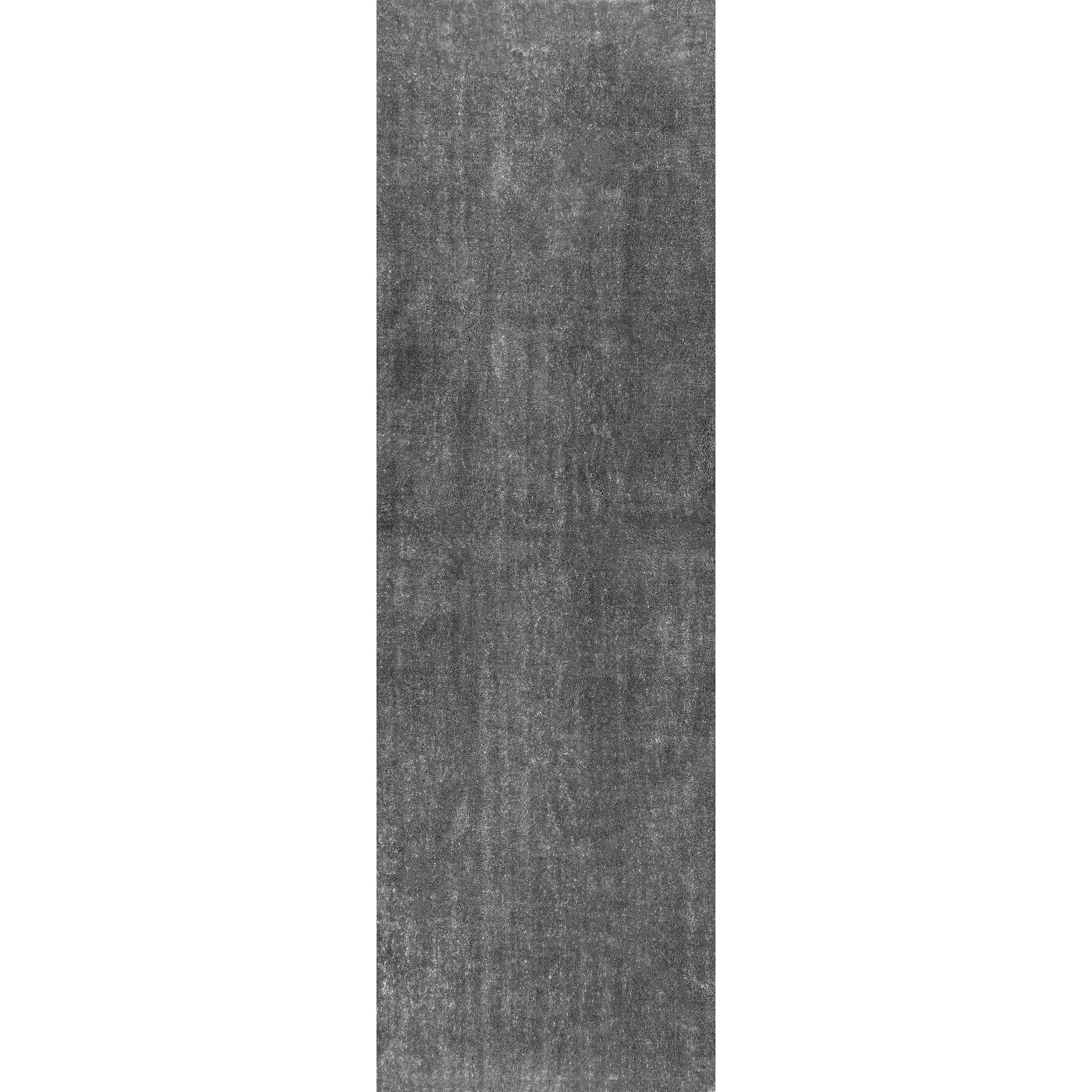 Tapis à poils longs Nuloom Loni SuperiorWash uni, lavable en machine