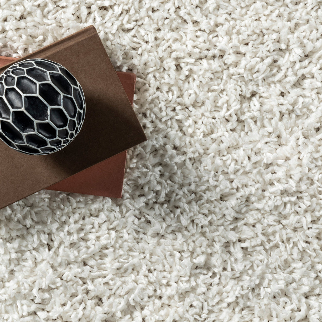 Tapis moderne à poils longs et à pampilles Neva Nuloom