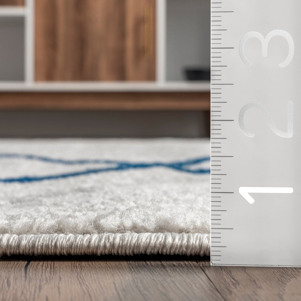 Tapis de sol abstrait moderne Nuloom Skylar