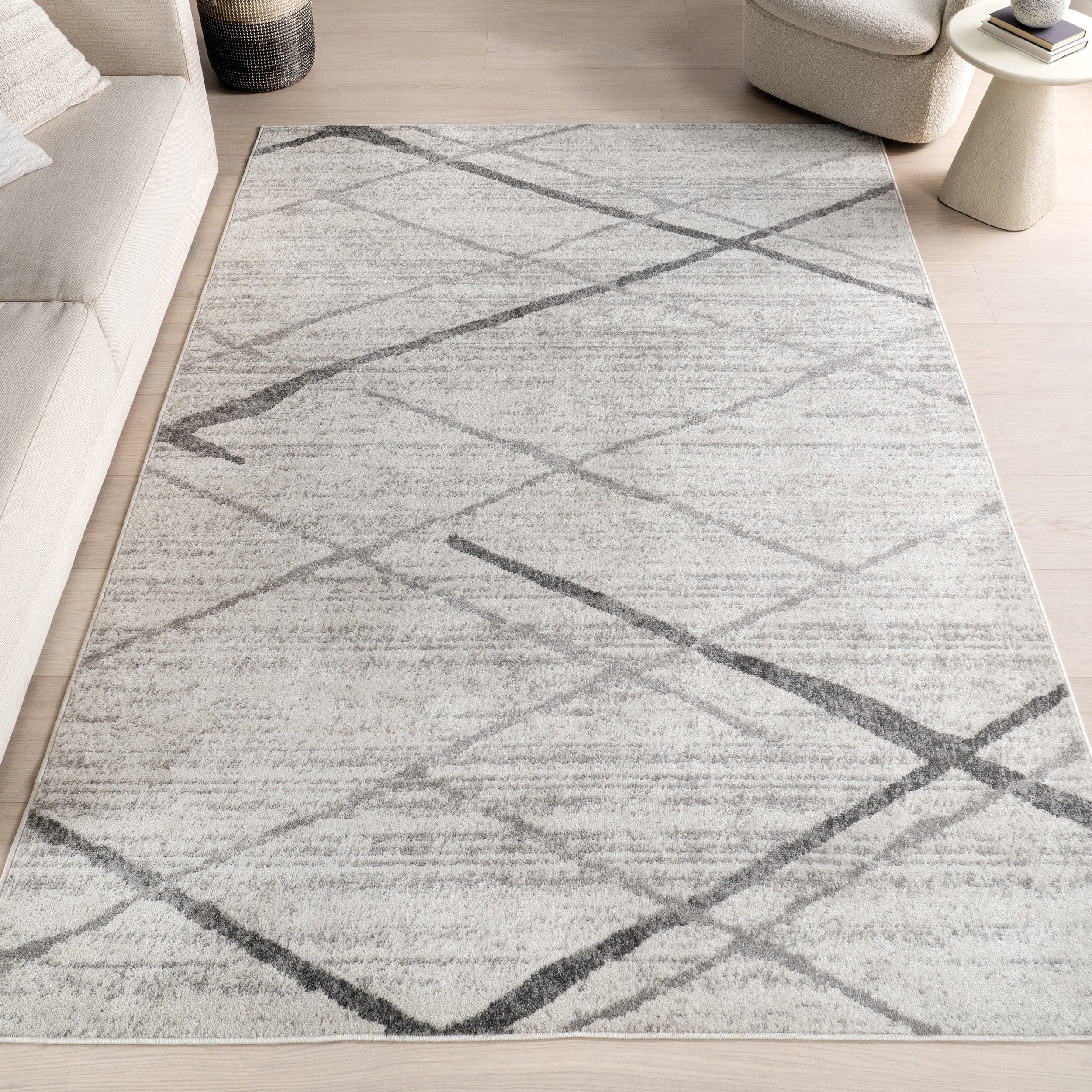Tapis de sol abstrait moderne Nuloom Skylar