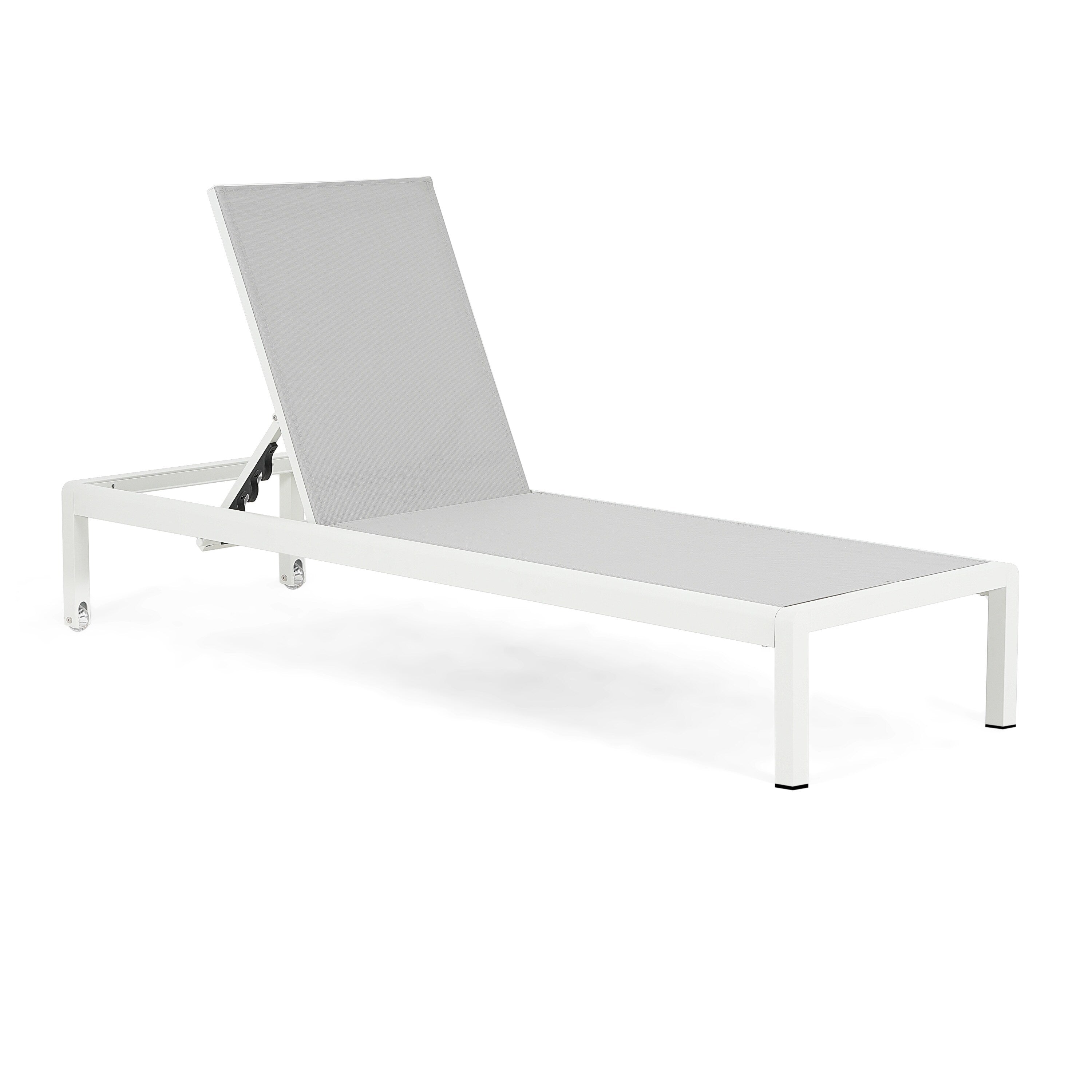 Chaise longue d'extérieur en aluminium Cape Coral (lot de 2) par Christopher Knight Home - 77,56 po x 25,20 po x 11,80 po