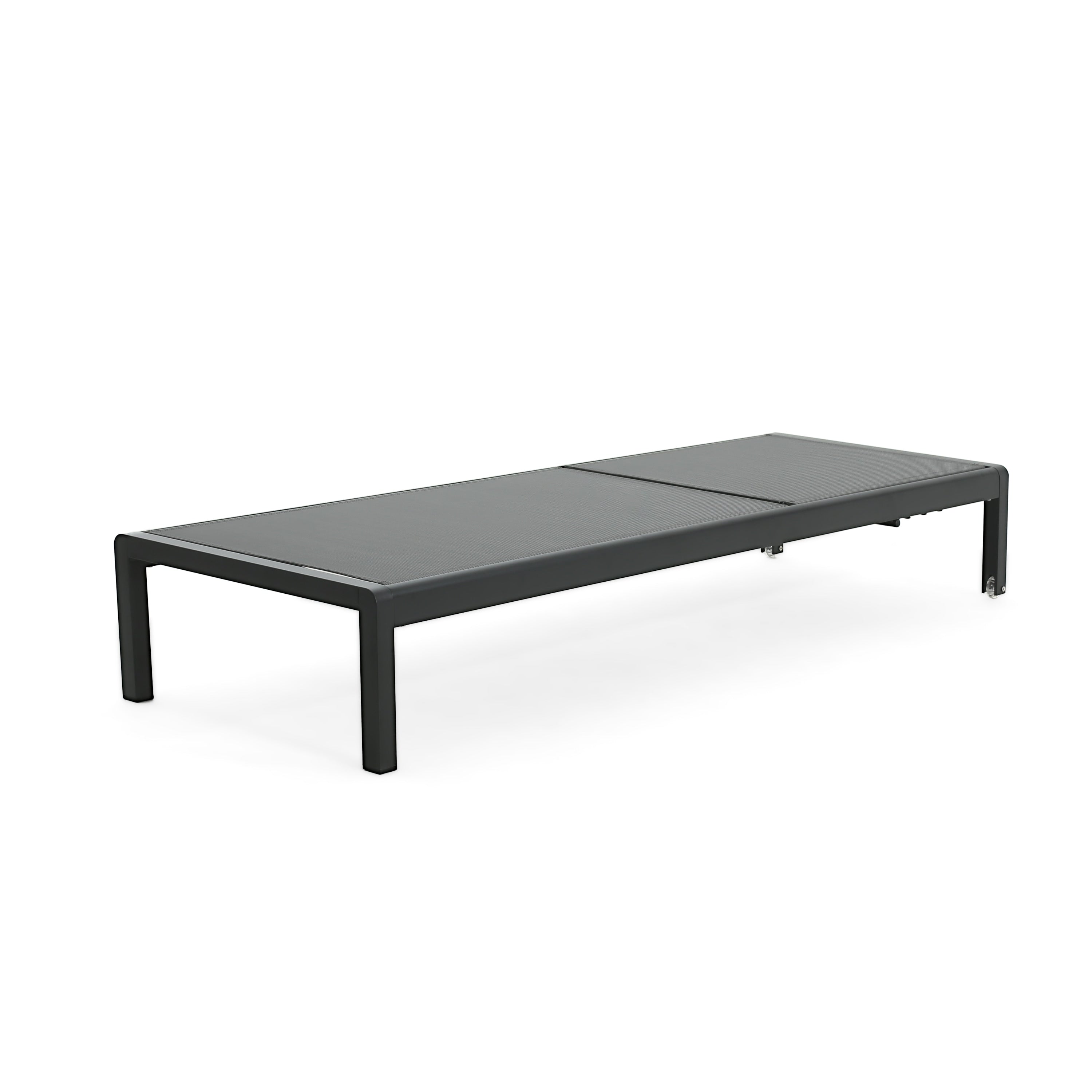 Chaise longue d'extérieur en aluminium Cape Coral (lot de 2) par Christopher Knight Home - 77,56 po x 25,20 po x 11,80 po