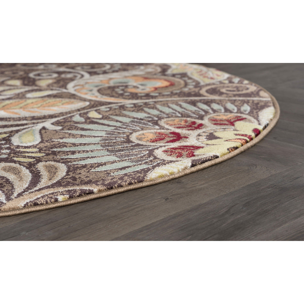 Tapis d'intérieur Caprice style moderne du milieu du siècle à motif floral