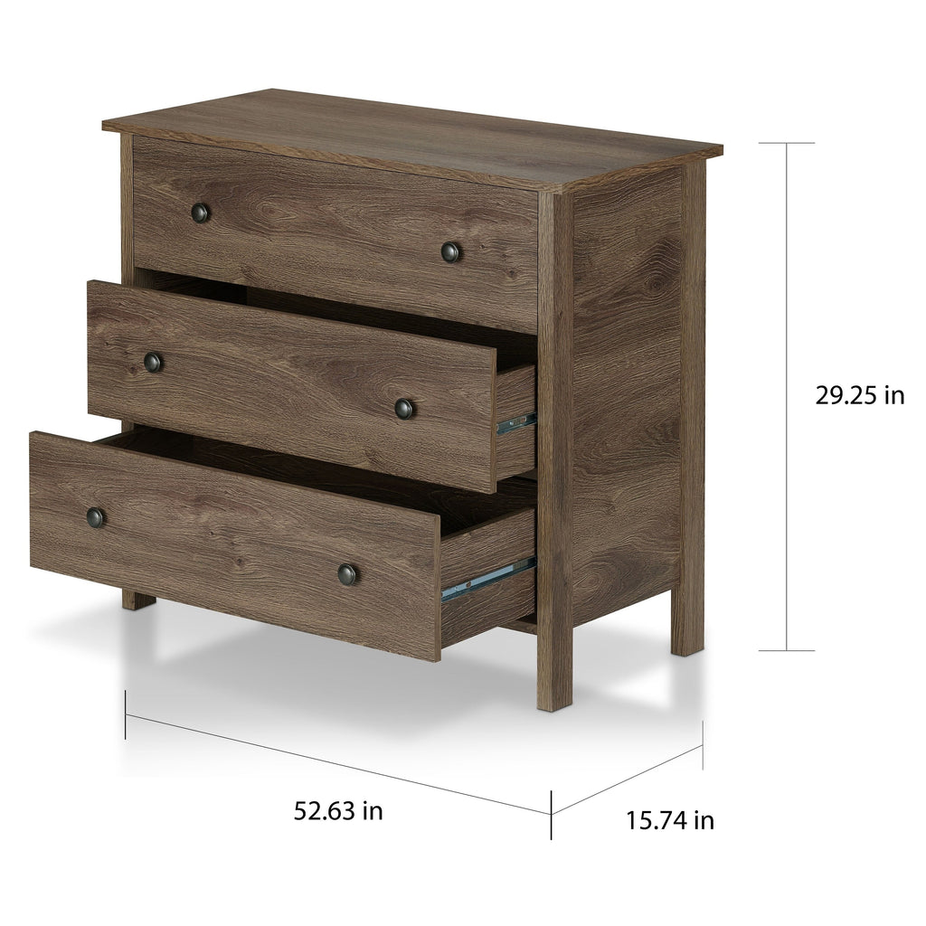 Mulgrew Rustic Walnut Storage Dresser by Carbon Loft