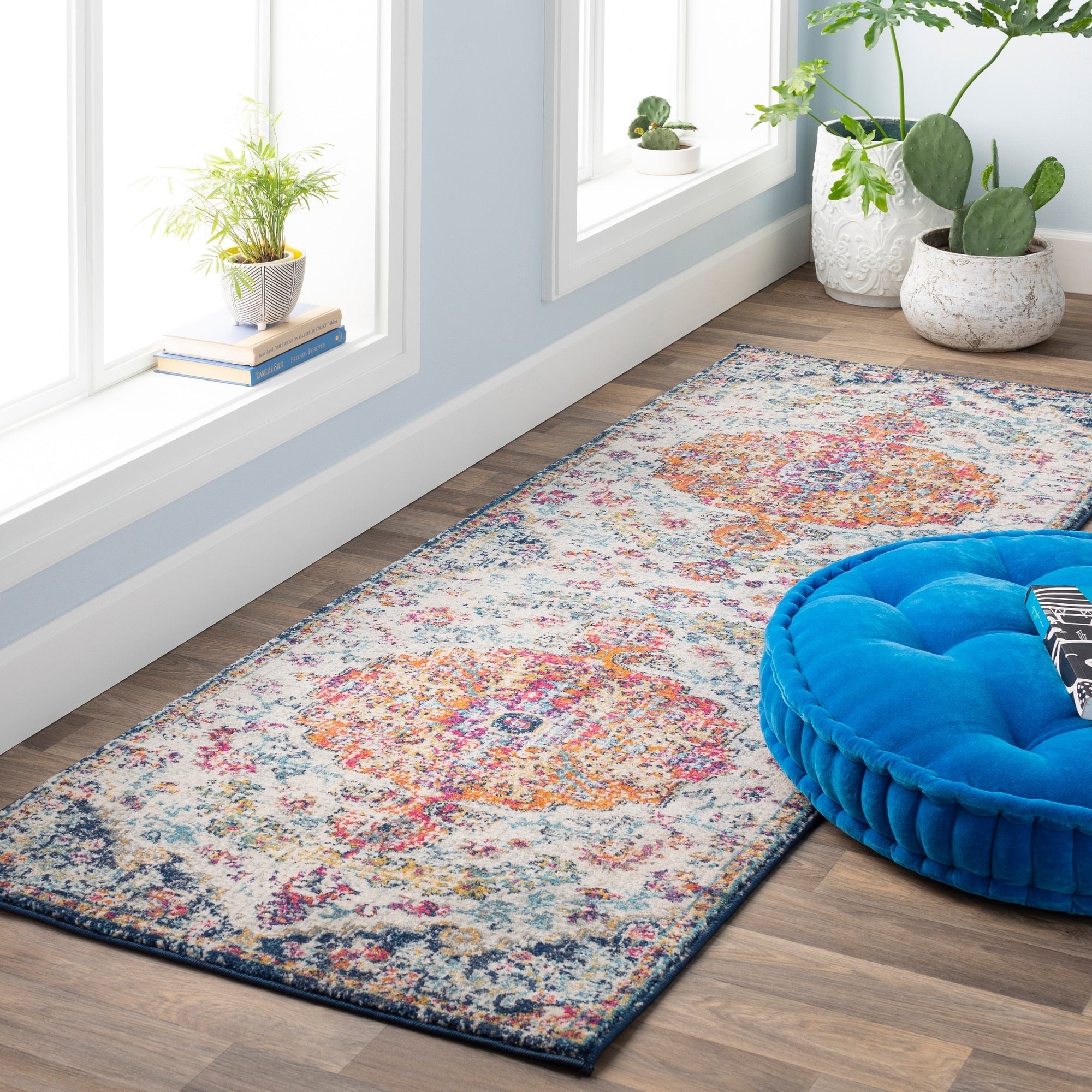 Tapis de sol vintage bohème Caressa de Livabliss