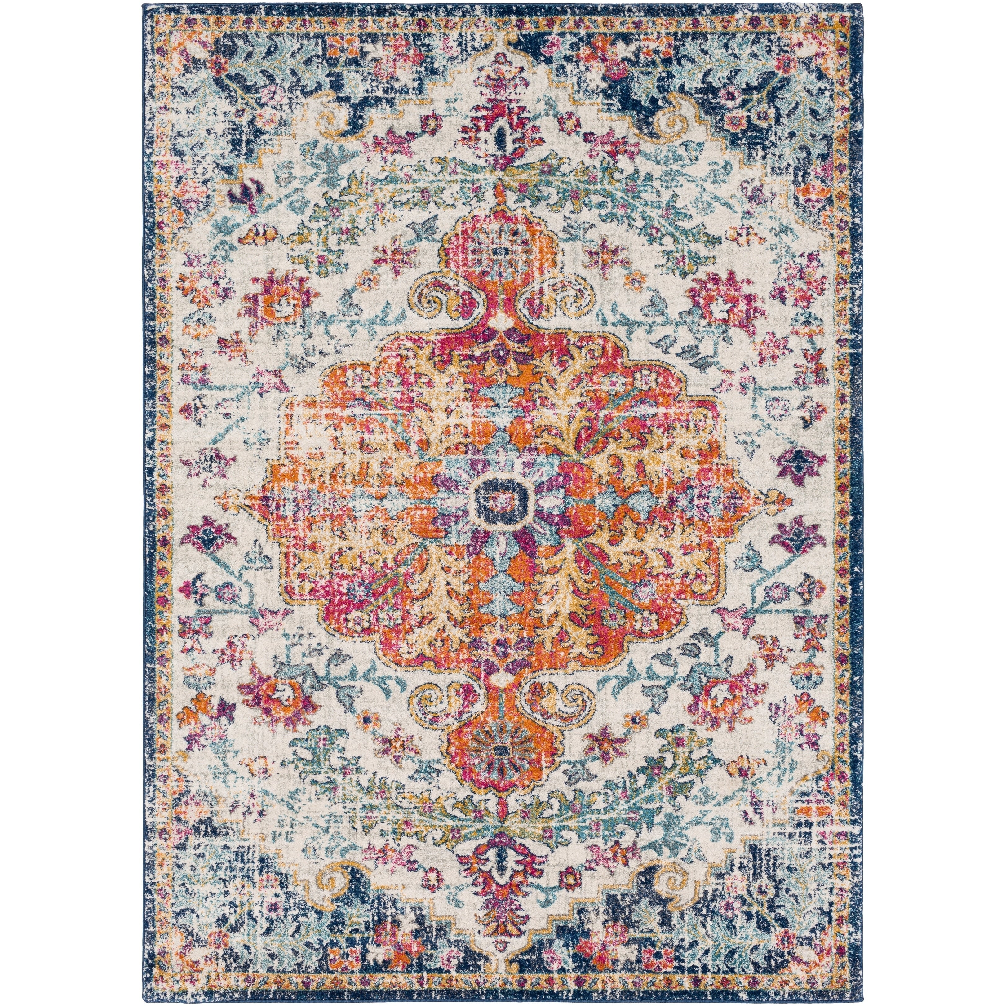 Tapis de sol vintage bohème Caressa de Livabliss