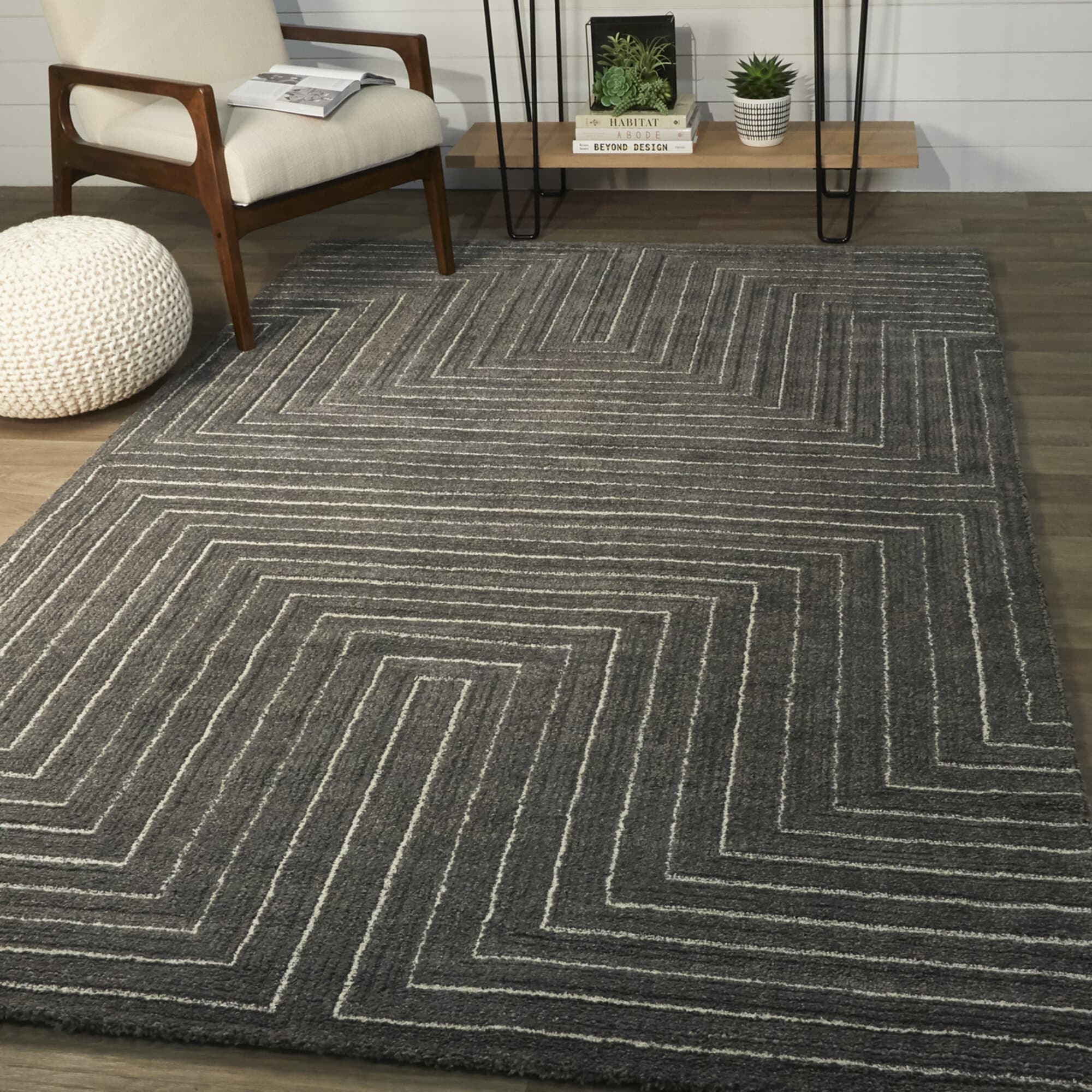 Tapis Carmody moderne géométrique Art déco