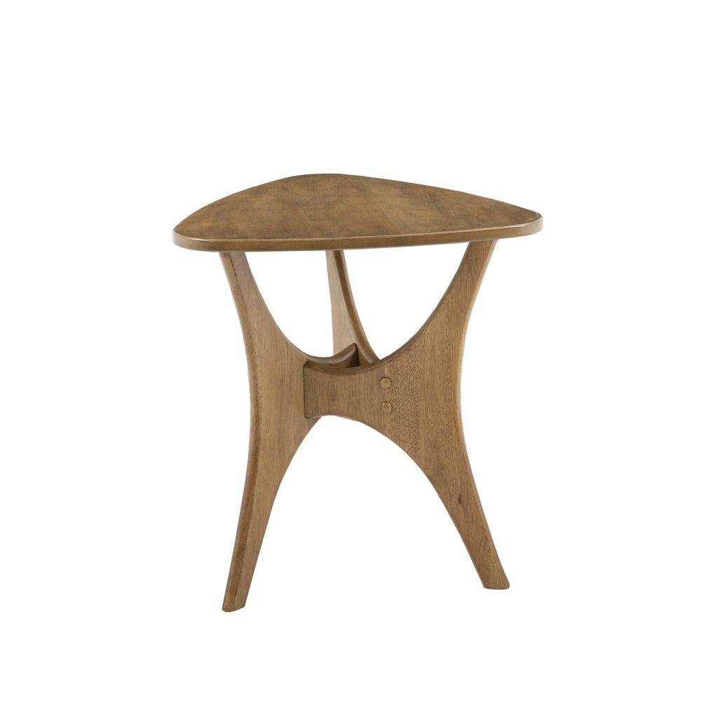 INK IVY Blaze Triangle Wood Side Table