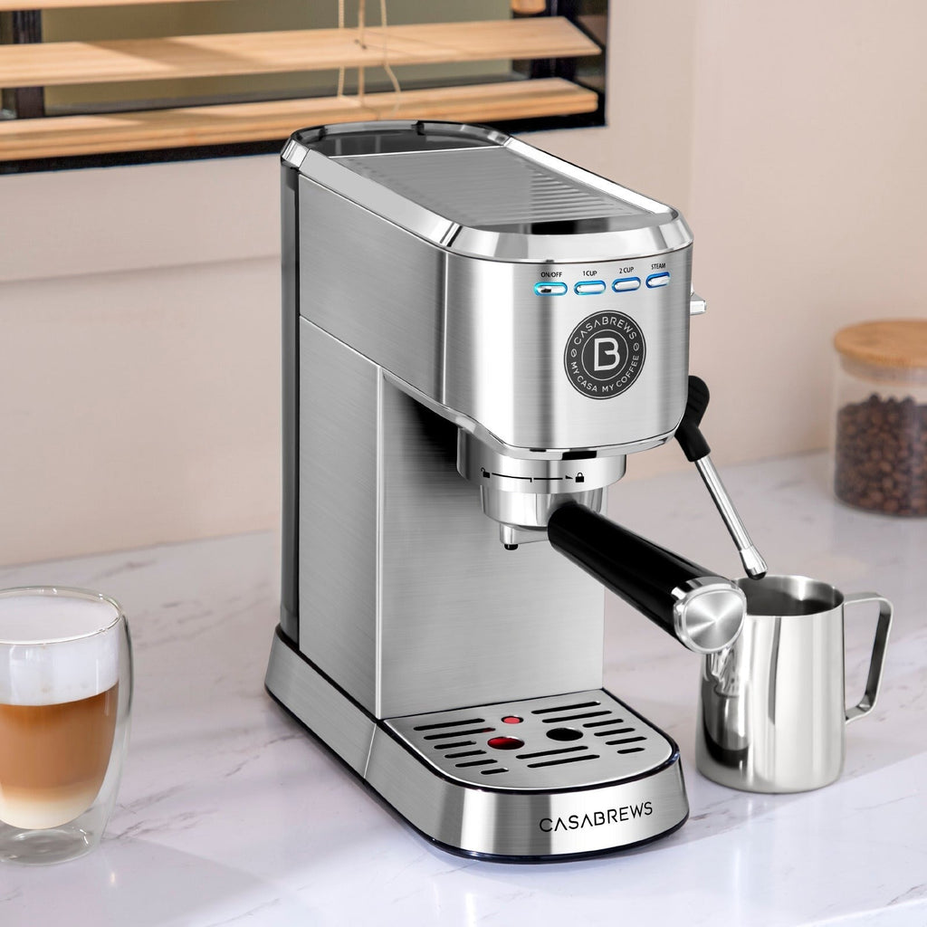 CASABREWS CM5418 Machine à expresso de base 20 bars avec mousse de lait pour la maison