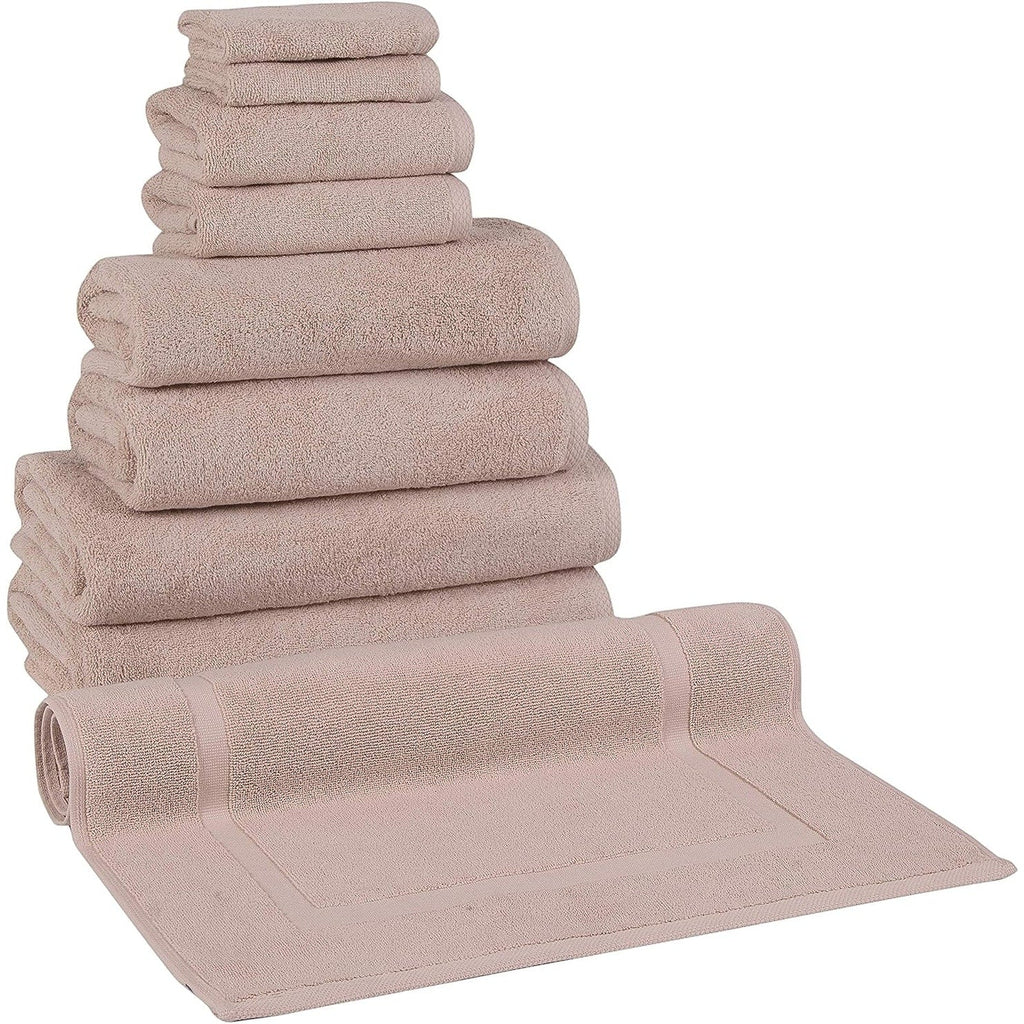 CTT %100 Turkish Cotton Towel Set 8 or 9 Pcs Quick Dry and Absorbent