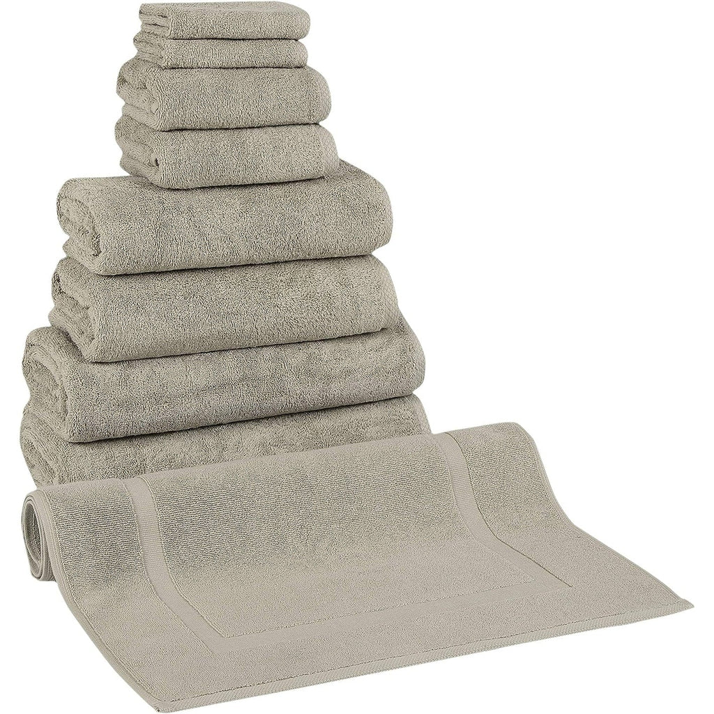 CTT %100 Turkish Cotton Towel Set 8 or 9 Pcs Quick Dry and Absorbent