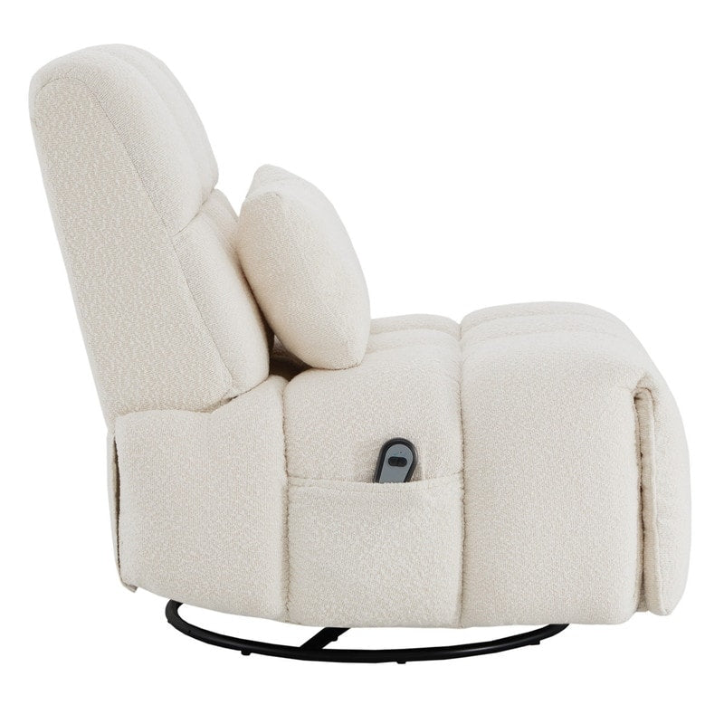 Cole Power Recliner Chair Swivel Glider with Lumbar Support