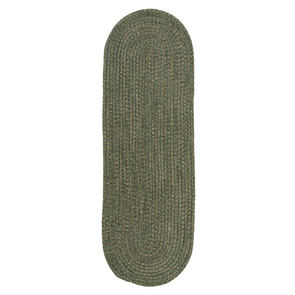 Tapis ovale réversible tressé Colonial Mills Hillsdale