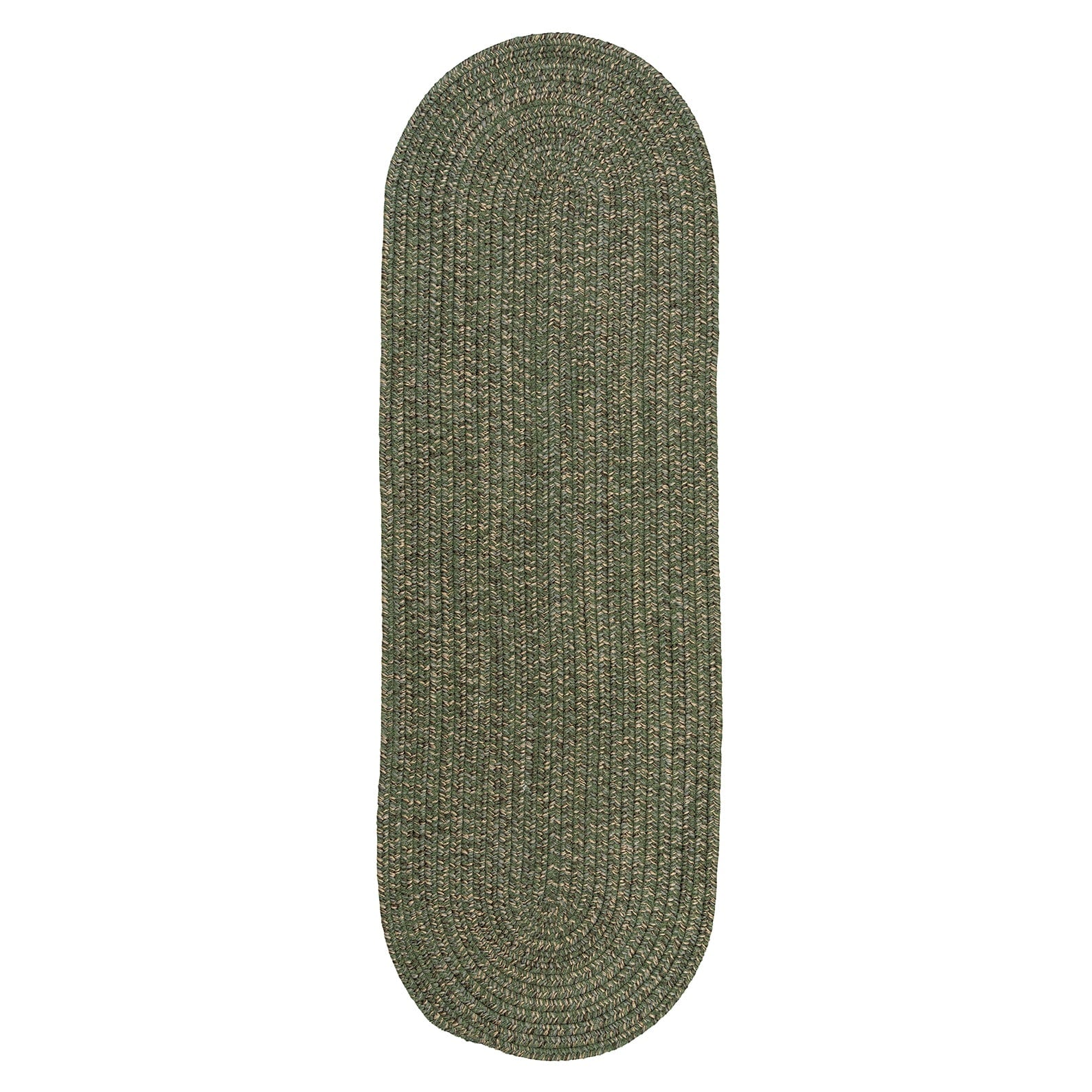 Tapis ovale réversible tressé Colonial Mills Hillsdale