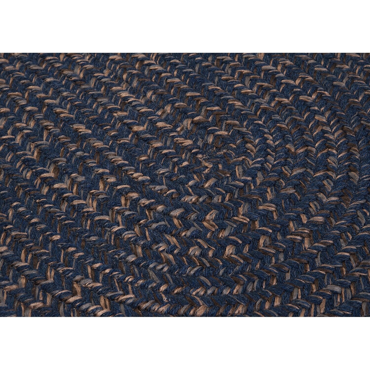 Tapis ovale réversible tressé Colonial Mills Hillsdale